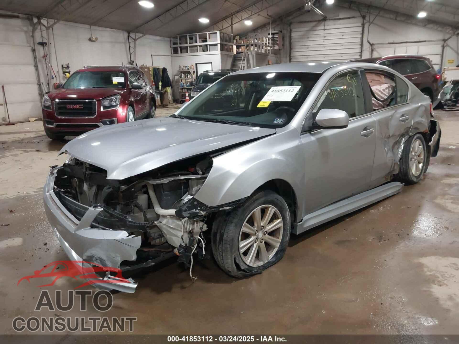 SUBARU LEGACY 2012 - 4S3BMBC66C3040708