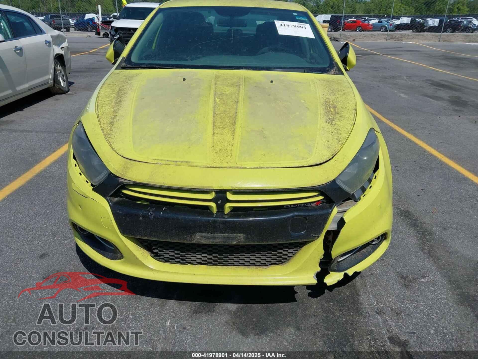 DODGE DART 2013 - 1C3CDFBA6DD175995