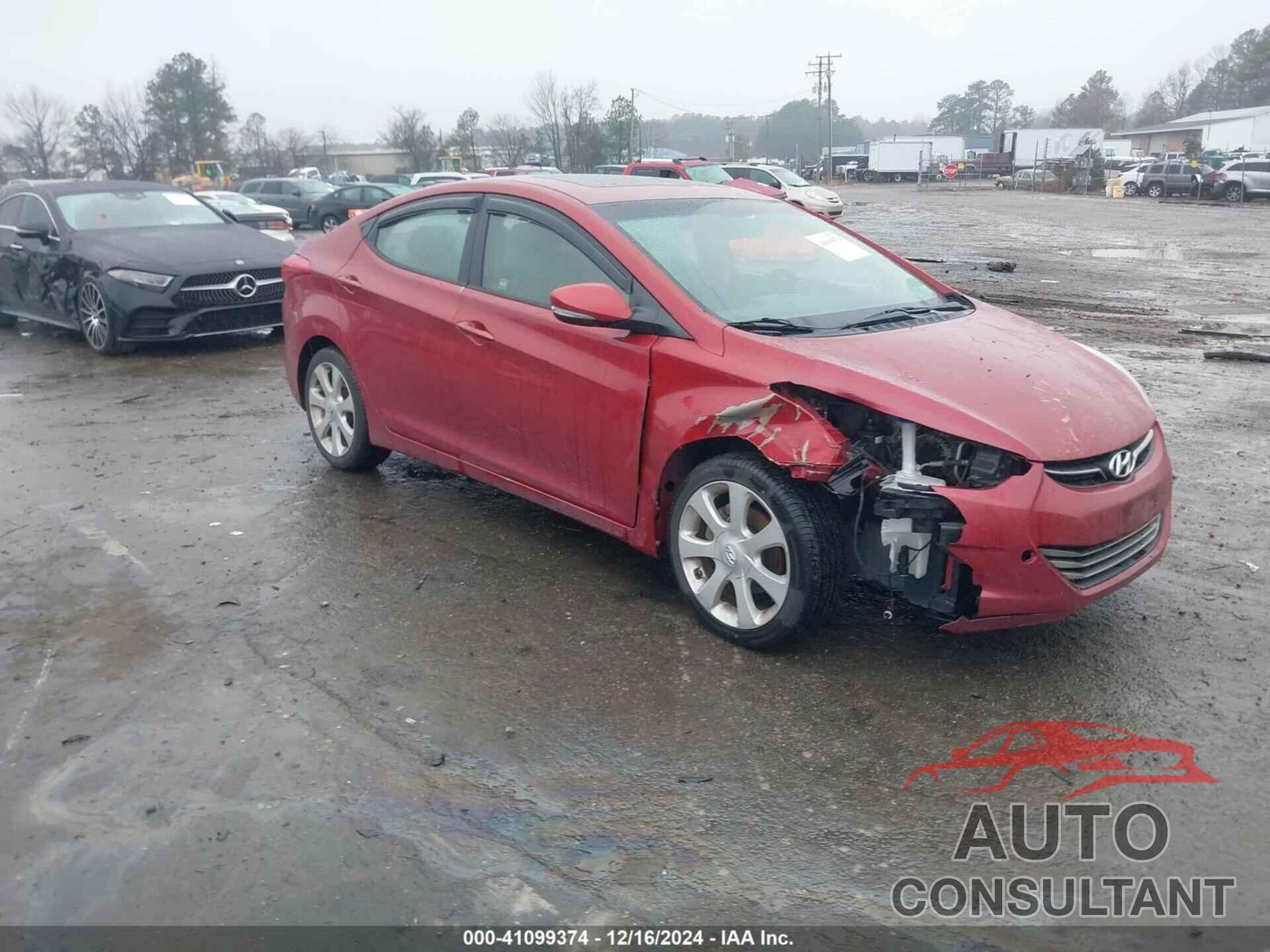 HYUNDAI ELANTRA 2011 - KMHDH4AEXBU094133