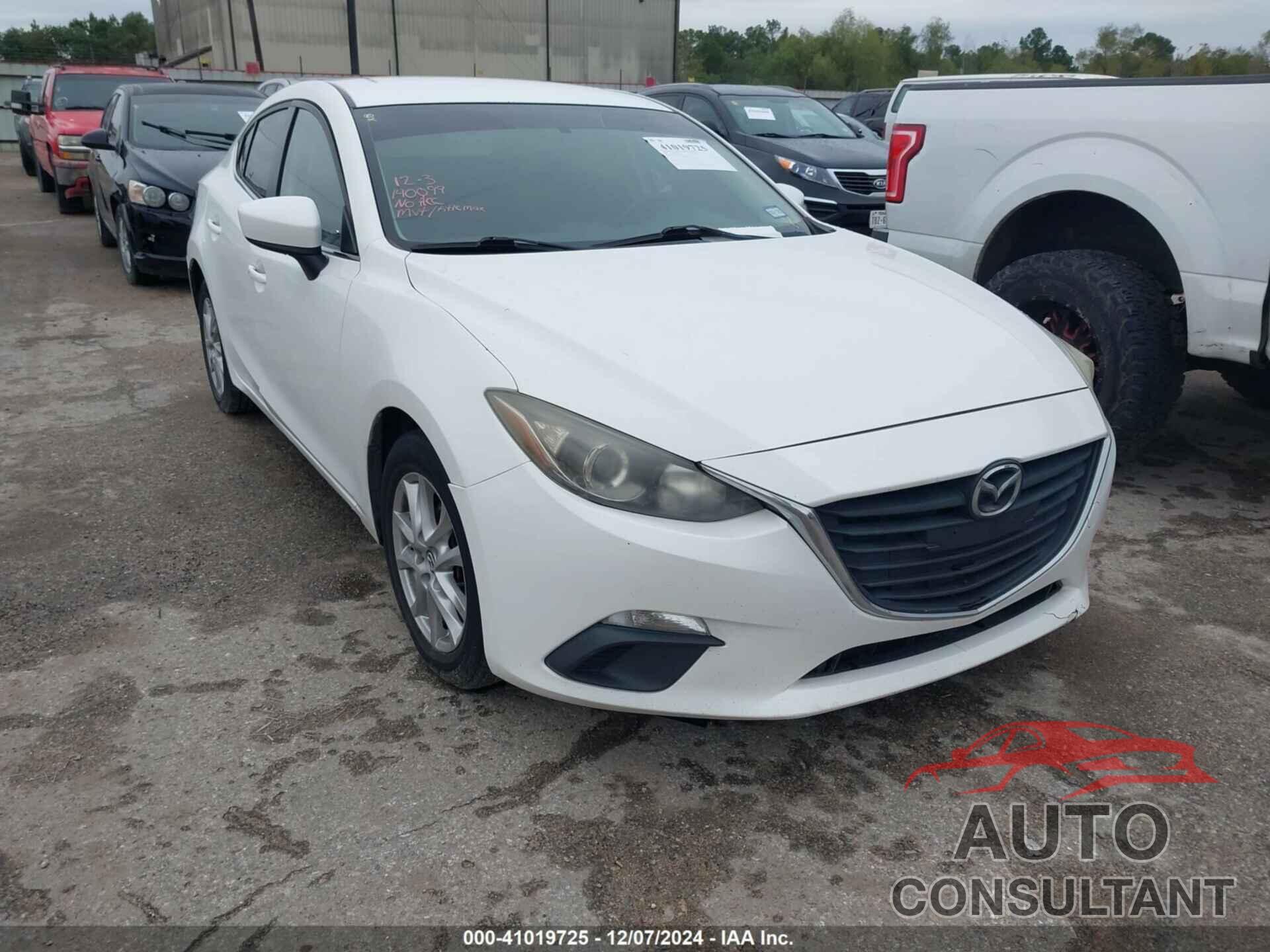 MAZDA MAZDA3 2014 - JM1BM1V75E1140099