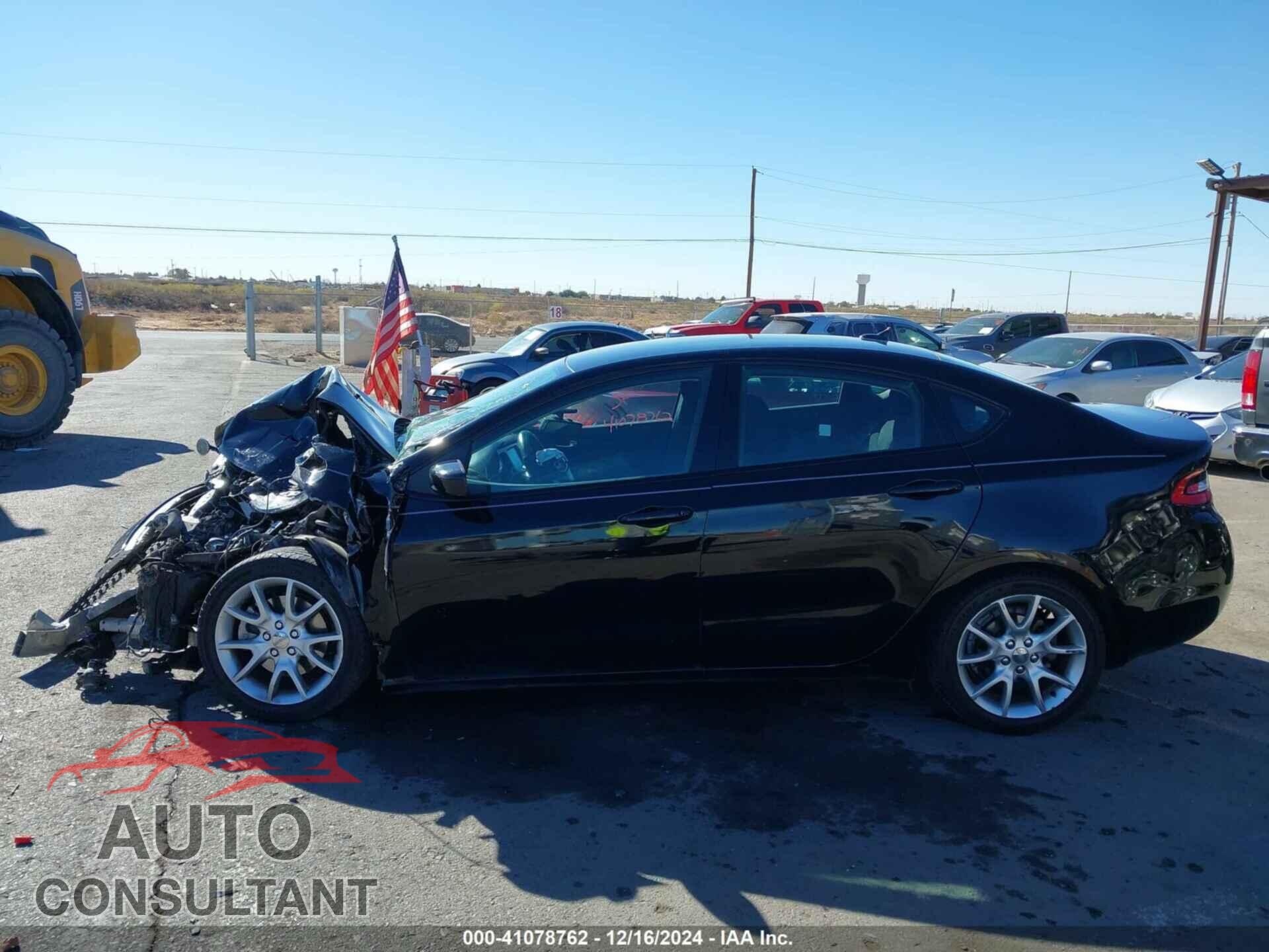 DODGE DART 2013 - 1C3CDFBA4DD324405