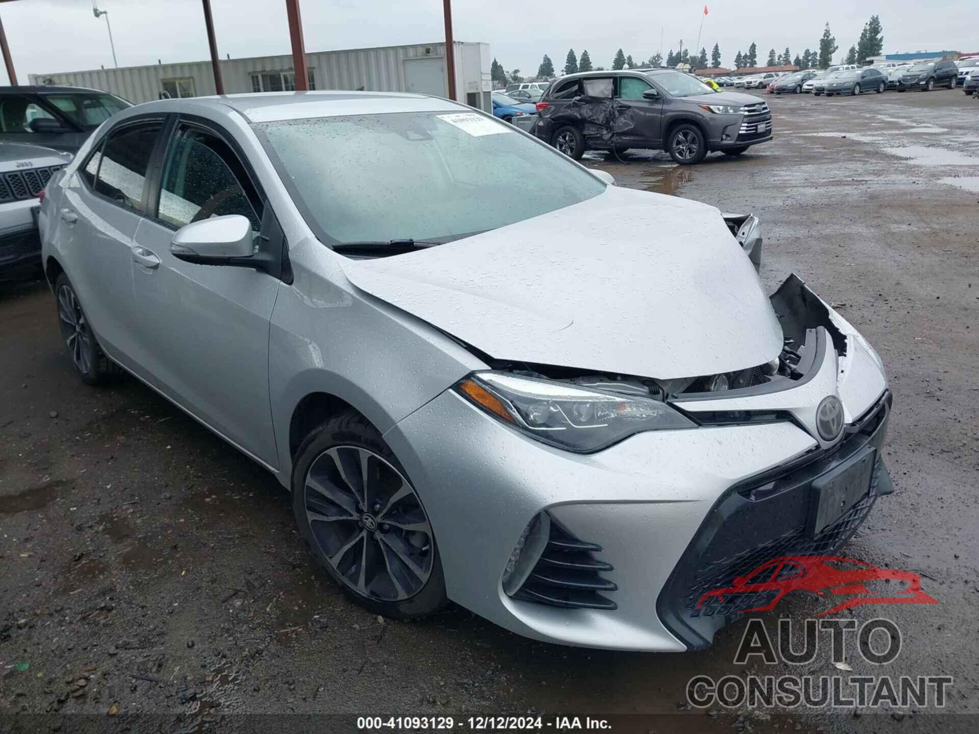TOYOTA COROLLA 2018 - 2T1BURHE4JC015500