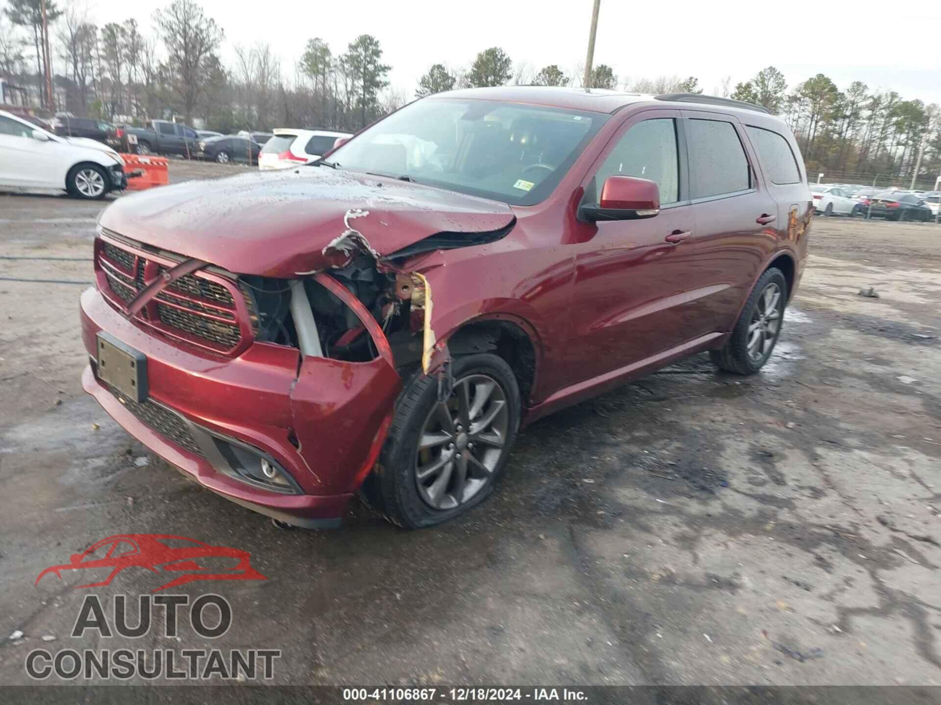 DODGE DURANGO 2017 - 1C4RDJDG8HC622199