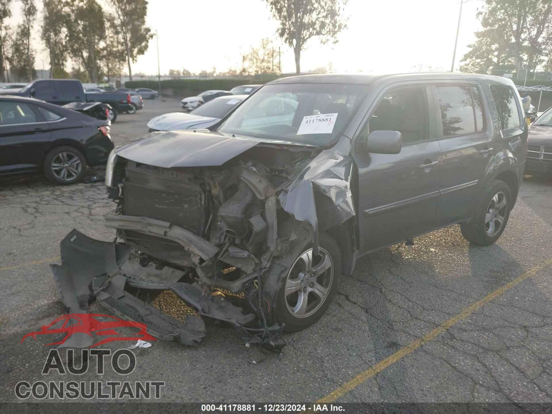 HONDA PILOT 2015 - 5FNYF3H46FB008804