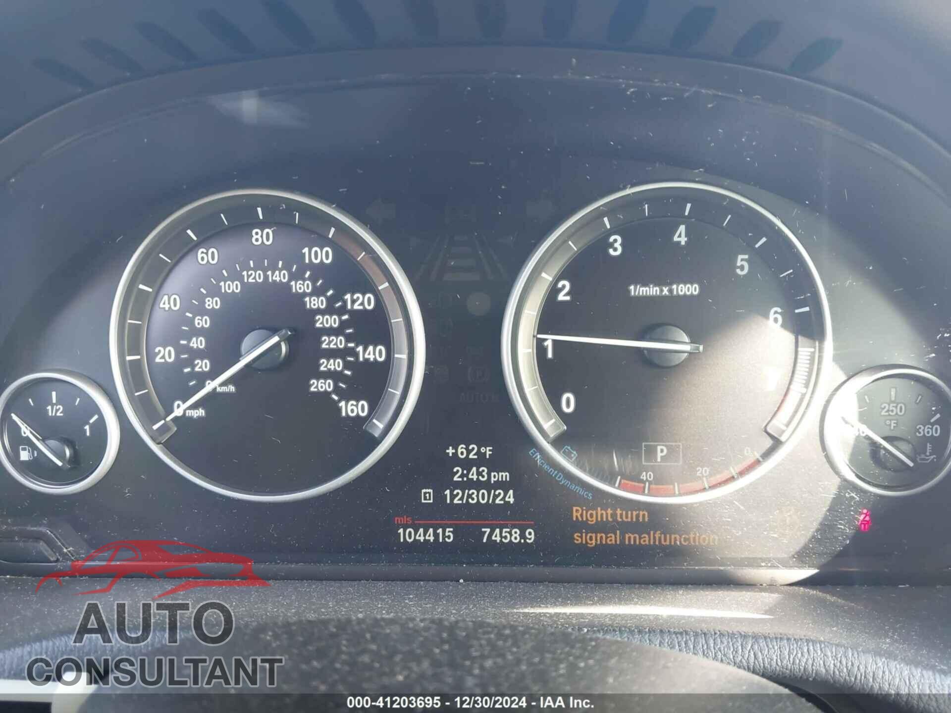BMW X3 2013 - 5UXWX9C54D0D01976