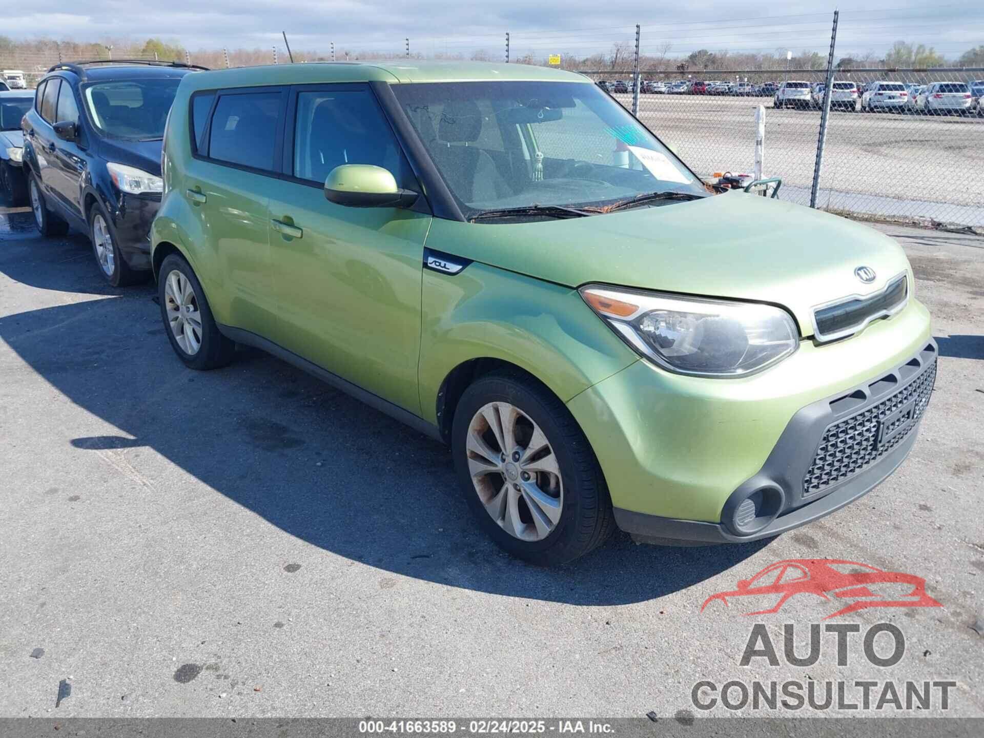 KIA SOUL 2015 - KNDJP3A54F7764011