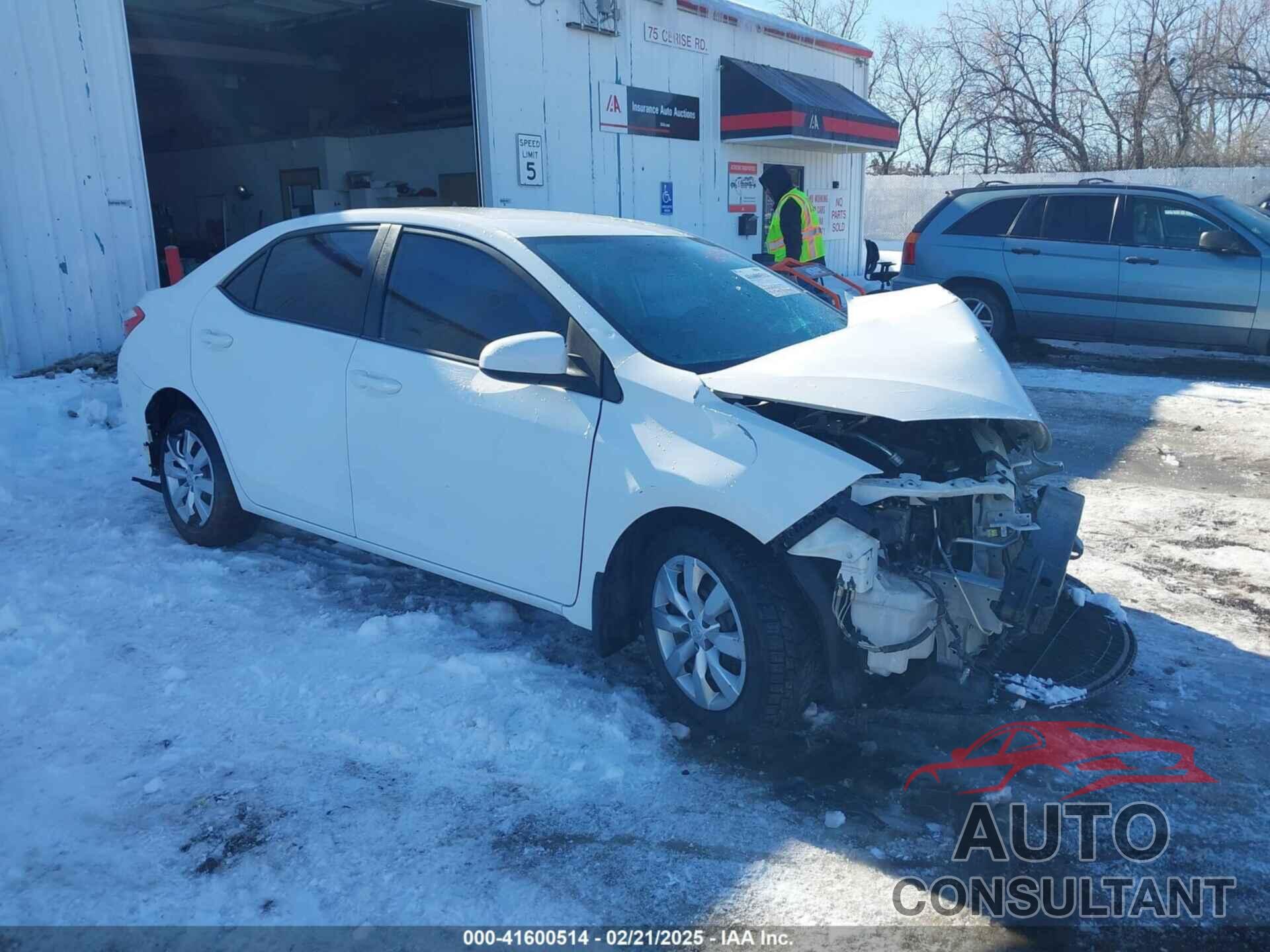 TOYOTA COROLLA 2014 - 5YFBURHE7EP105598