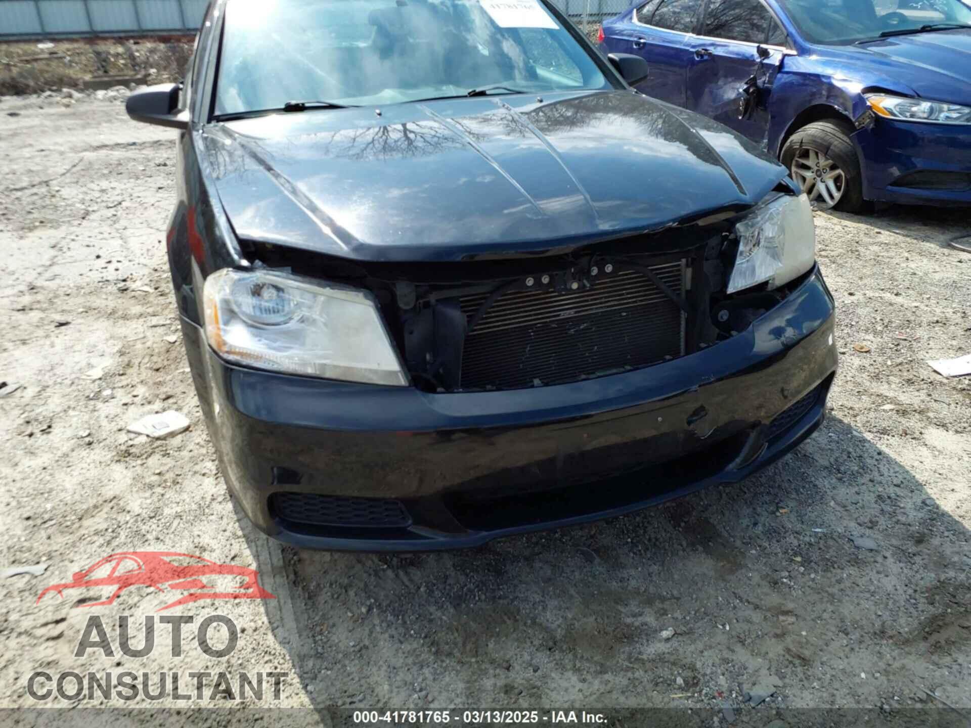 DODGE AVENGER 2012 - 1C3CDZAB1CN132508