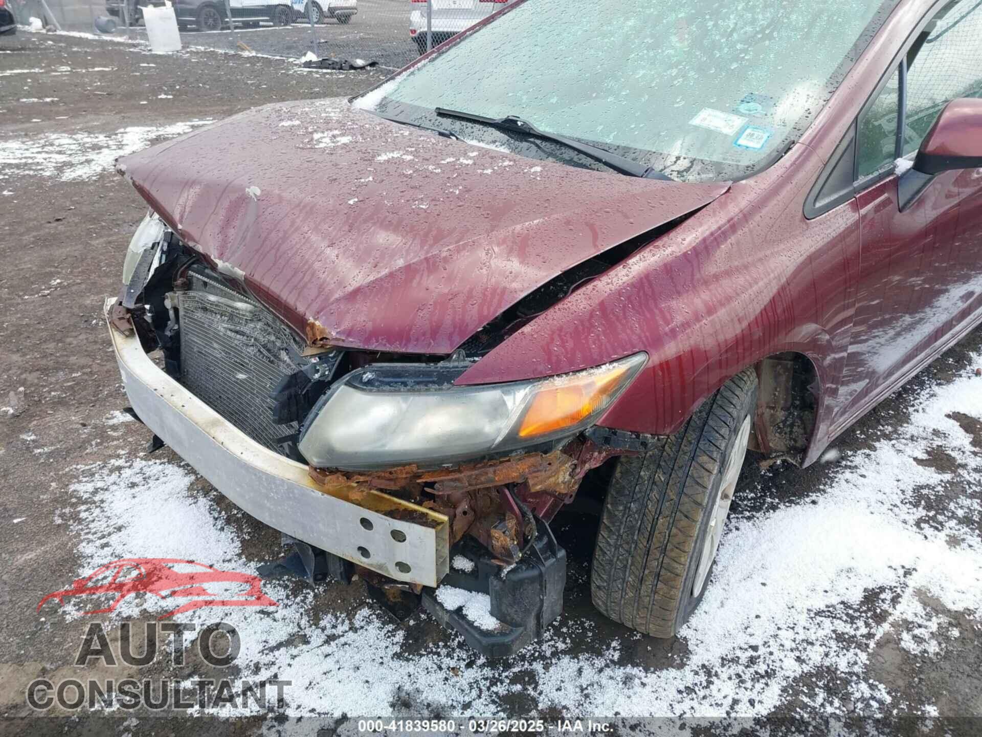 HONDA CIVIC 2012 - 2HGFB2F56CH602194