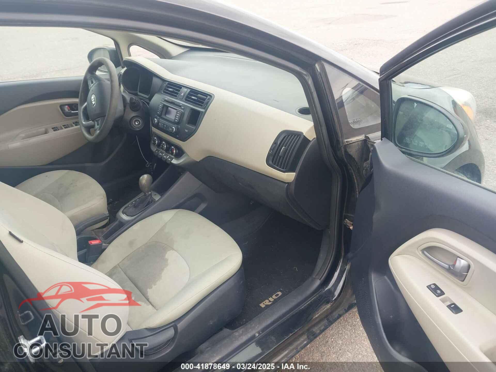 KIA RIO 2013 - KNADM4A32D6141139