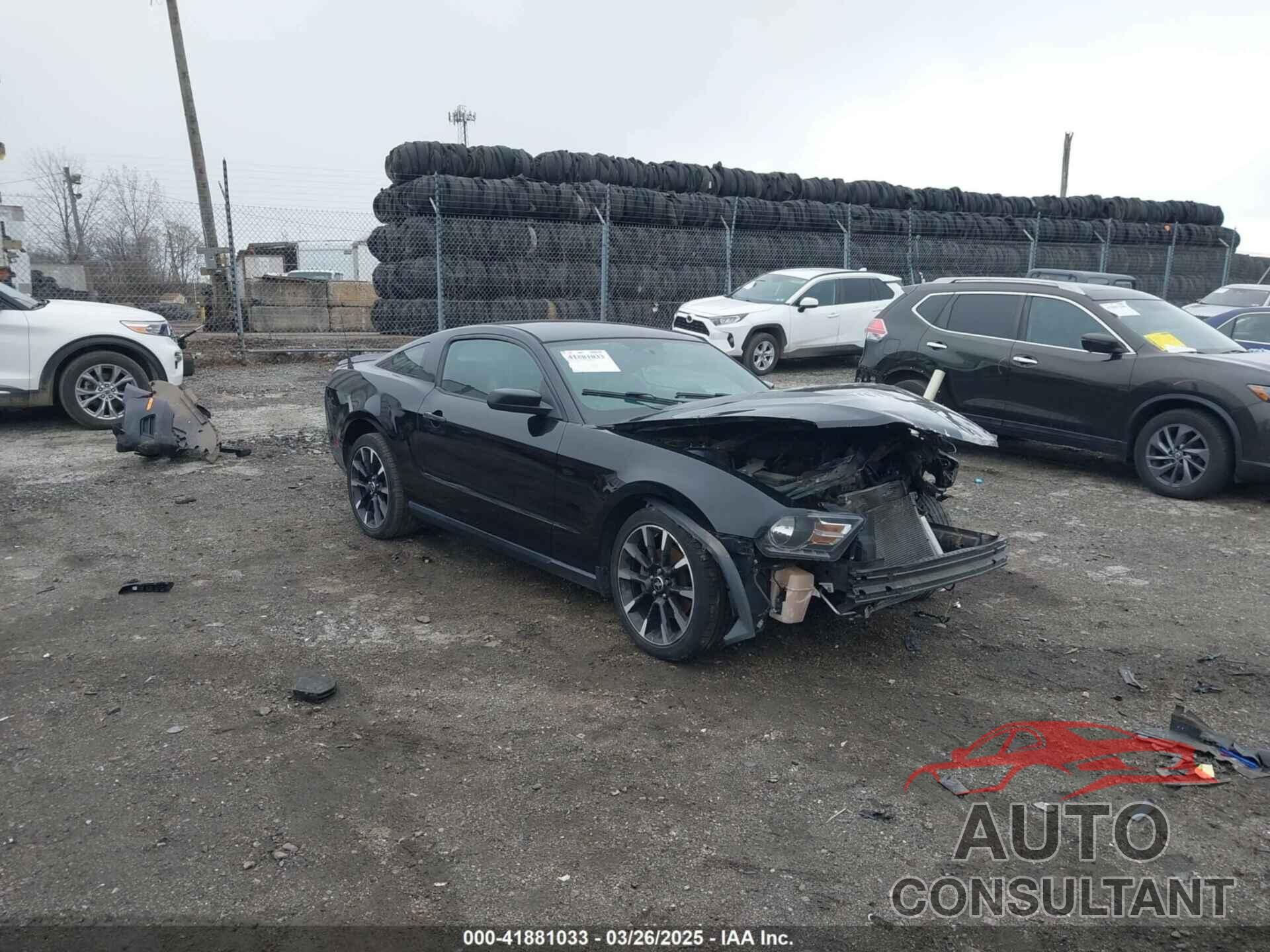 FORD MUSTANG 2012 - 1ZVBP8AM7C5249954