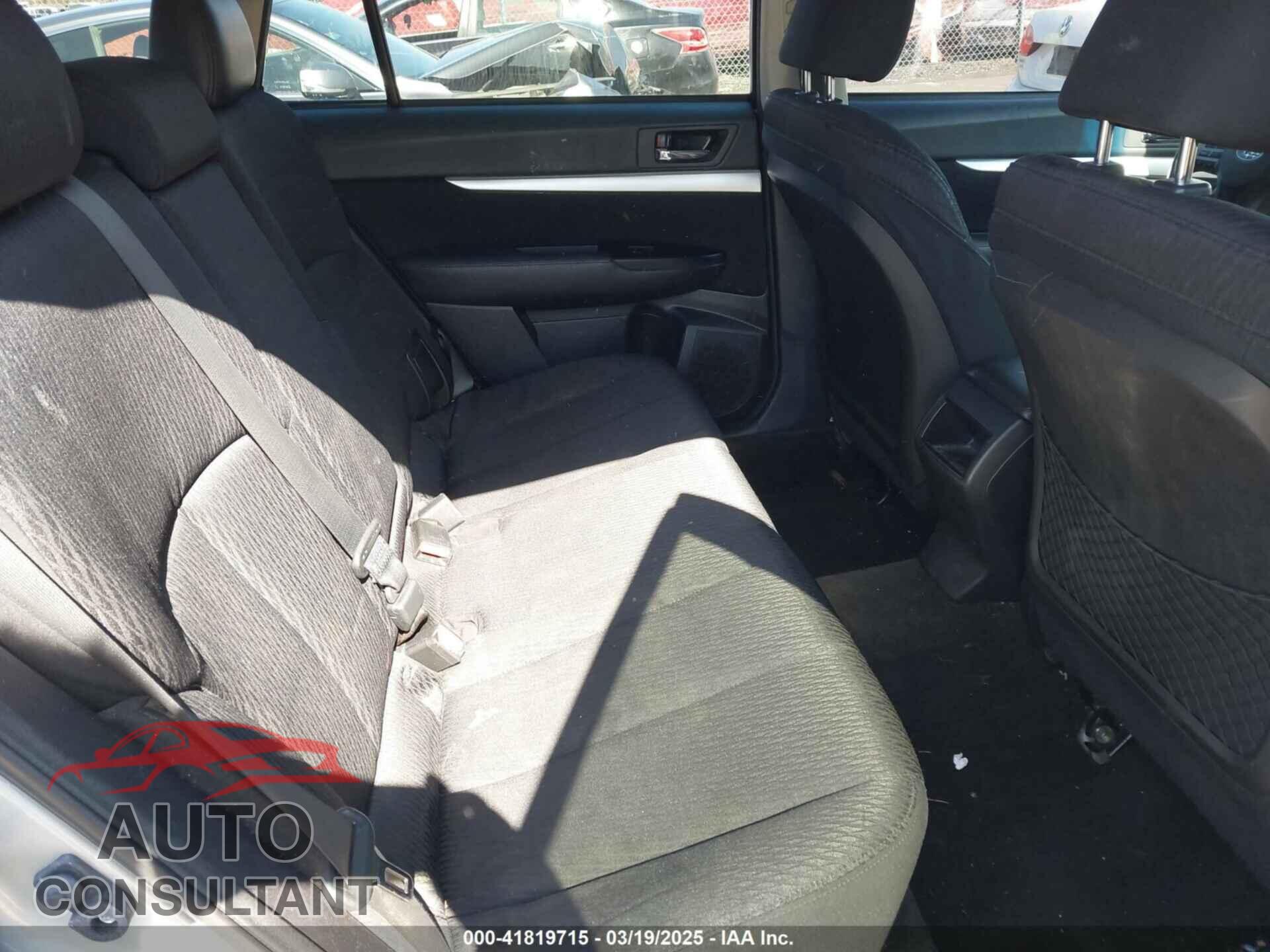 SUBARU OUTBACK 2012 - 4S4BRBCC7C3284502