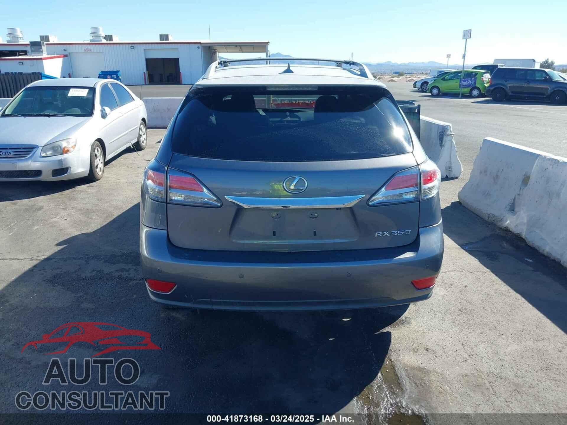 LEXUS RX 350 2013 - 2T2BK1BA3DC223655