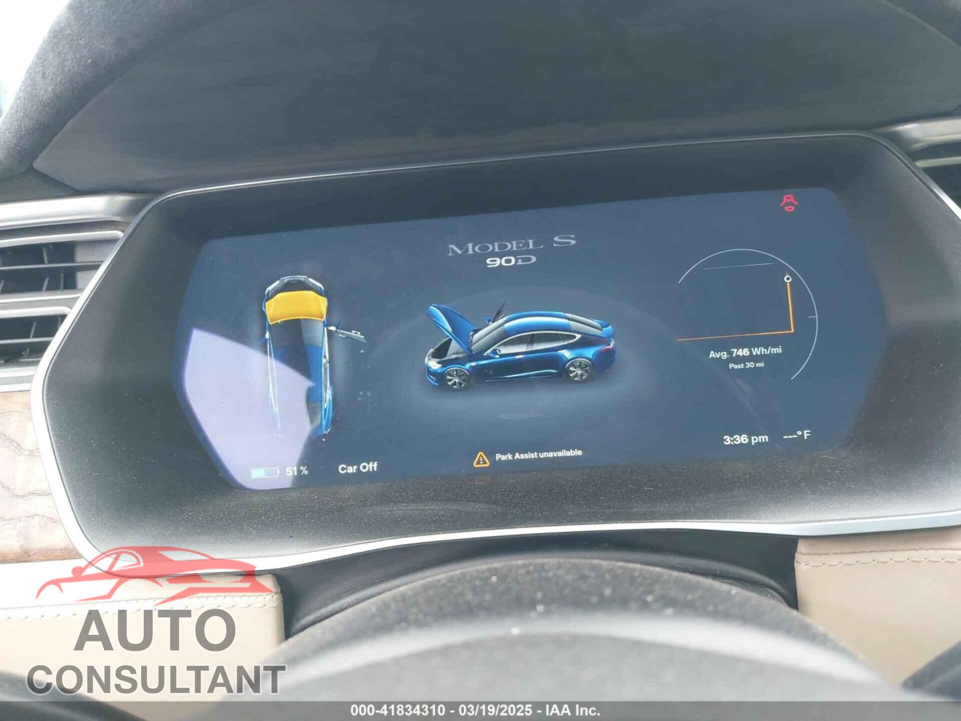 TESLA MODEL S 2017 - 5YJSA1E25HF184502