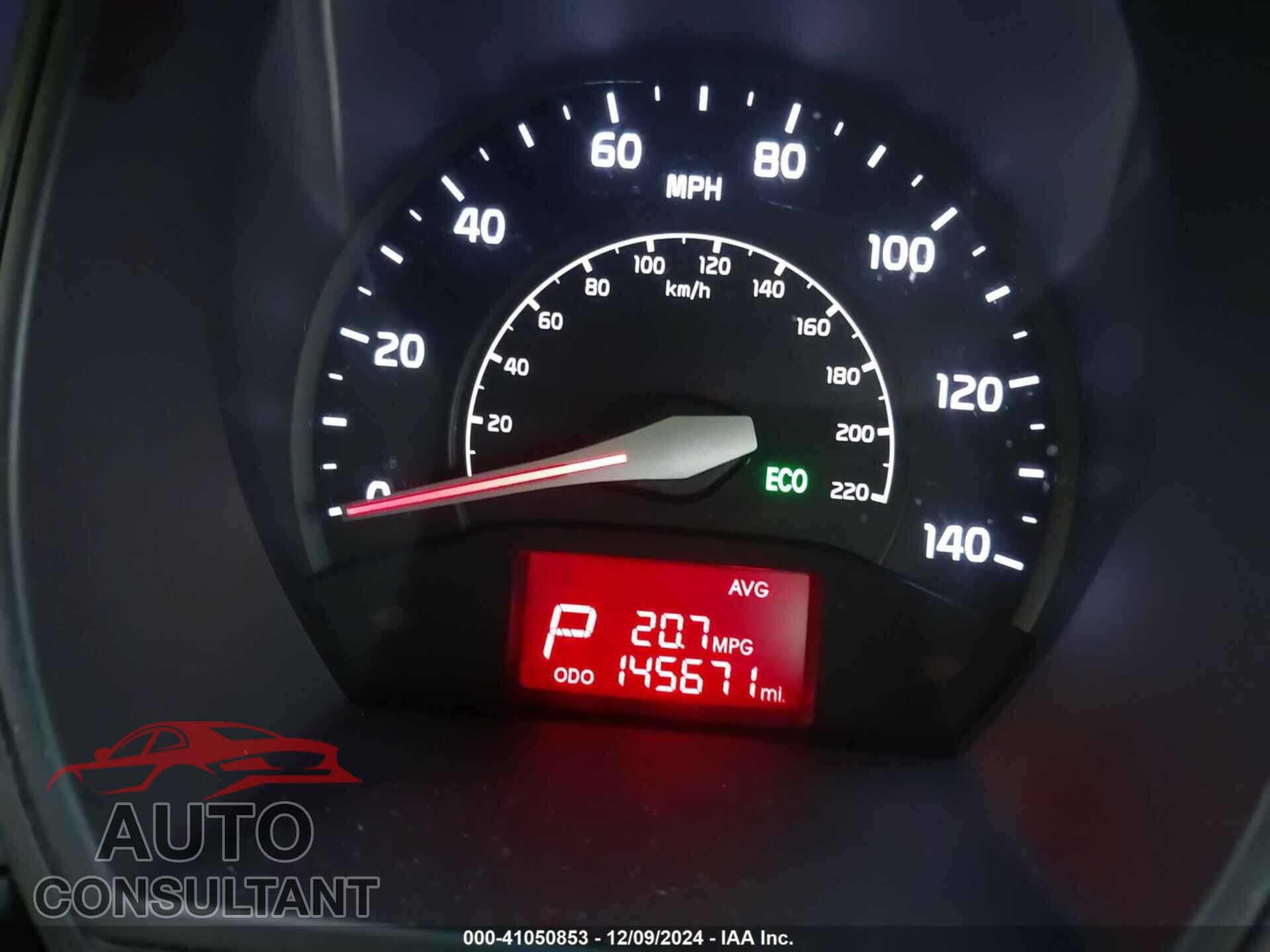 KIA RIO 2012 - KNADN4A30C6072253