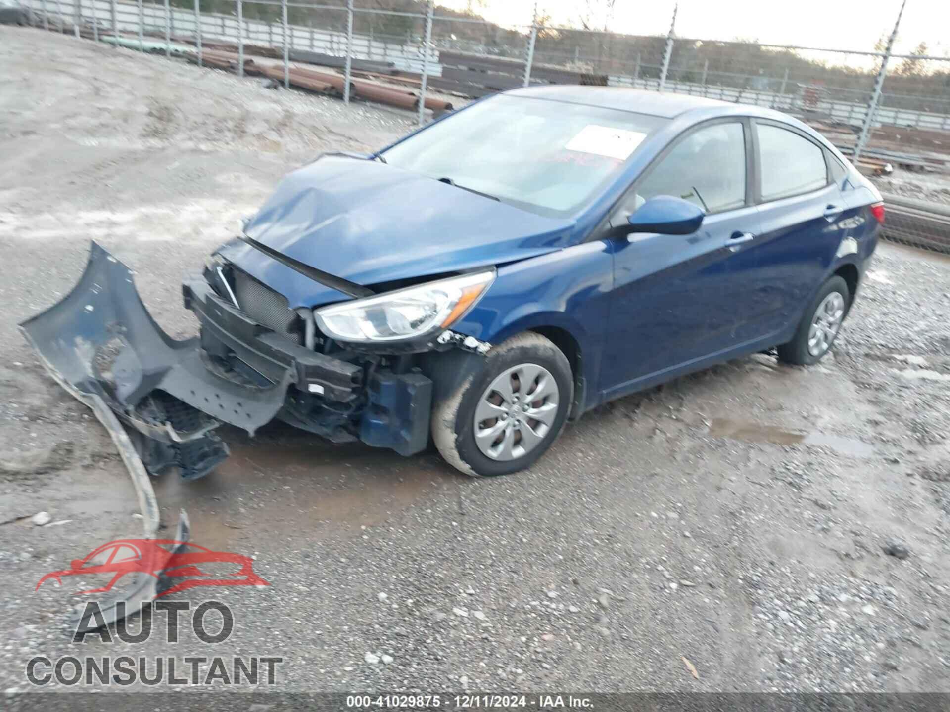 HYUNDAI ACCENT 2017 - KMHCT4AE7HU267254