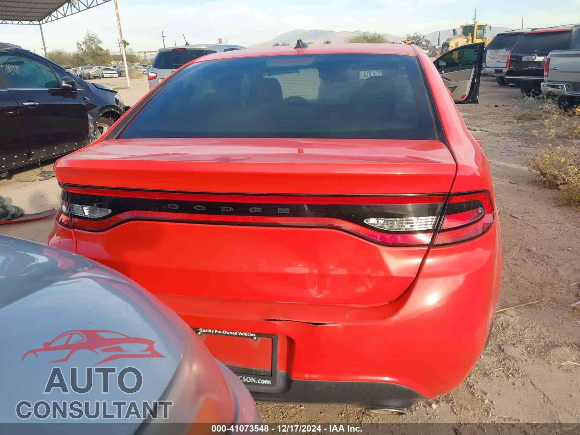 DODGE DART 2016 - 1C3CDFFH4GD818307