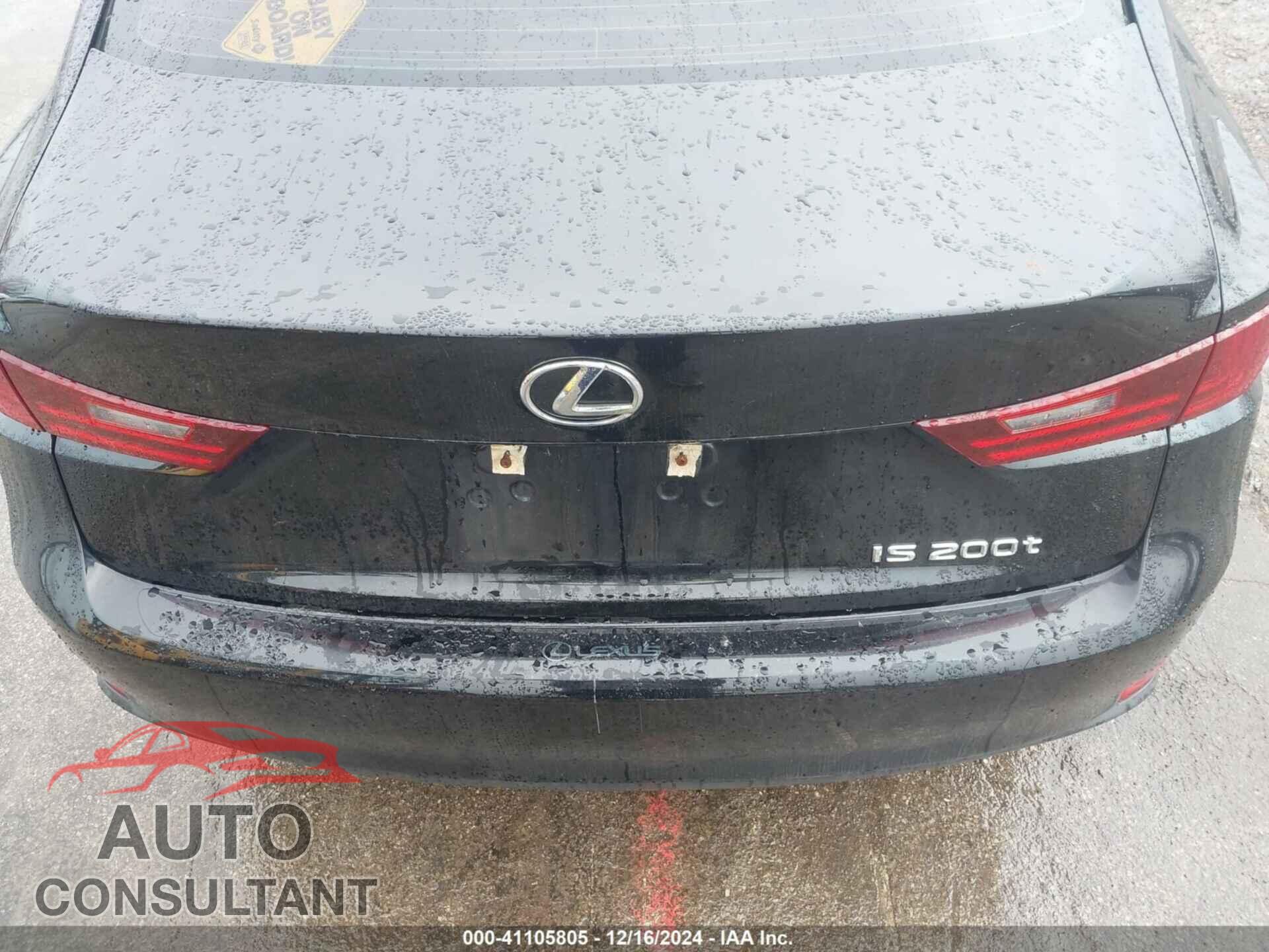 LEXUS IS 2016 - JTHBA1D24G5001929