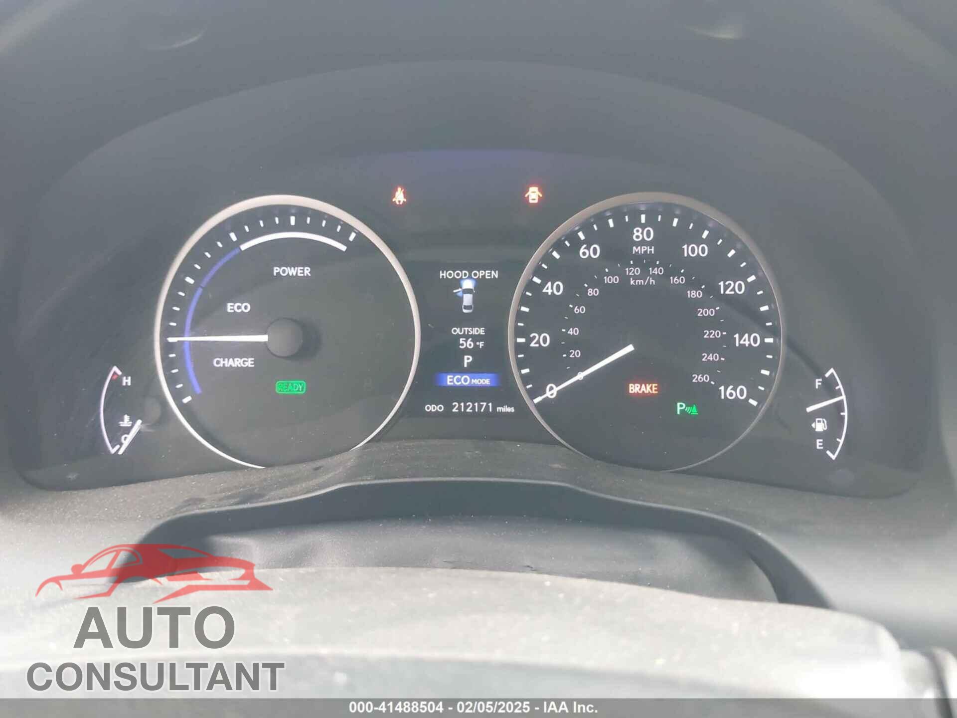LEXUS ES 300H 2015 - JTHBW1GG8F2098481