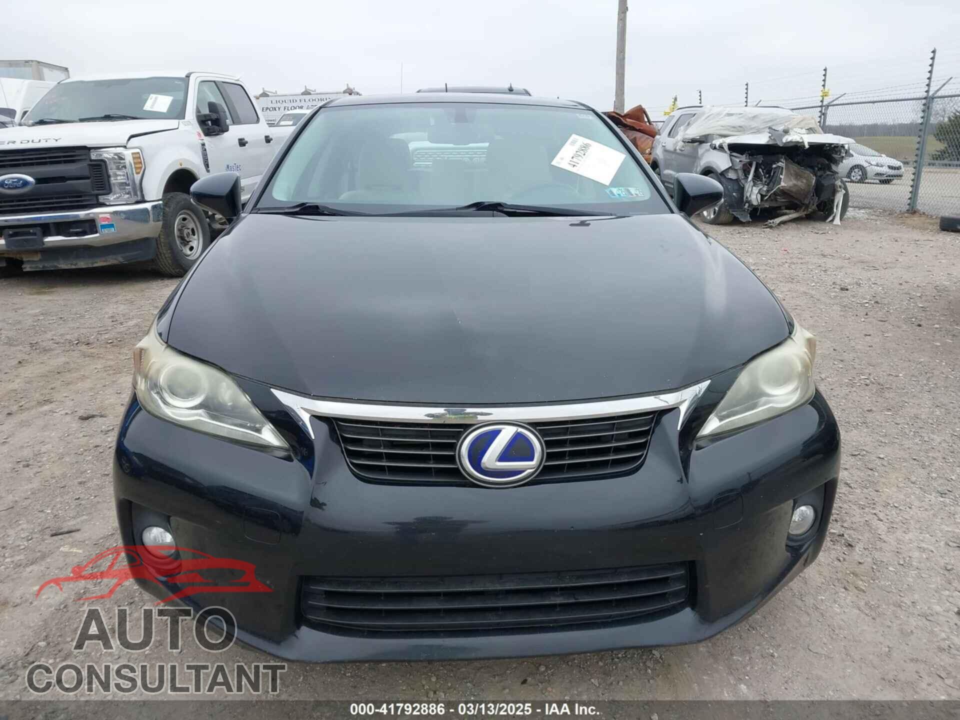 LEXUS CT 200H 2012 - JTHKD5BH9C2070827