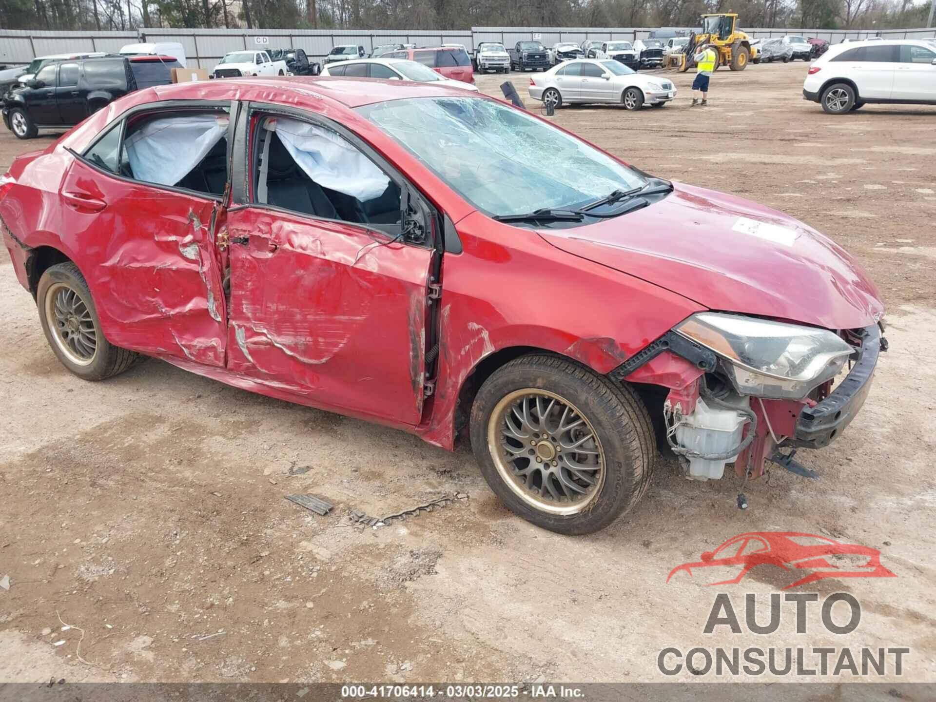 TOYOTA COROLLA 2015 - 2T1BURHEXFC260311