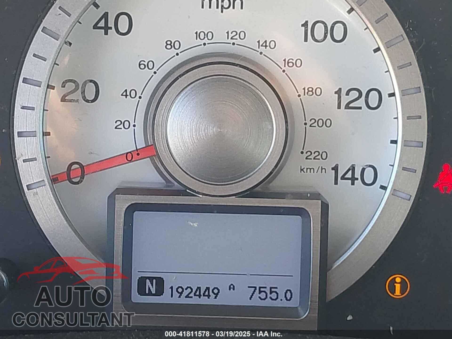 HONDA PILOT 2011 - 5FNYF4H79BB079795