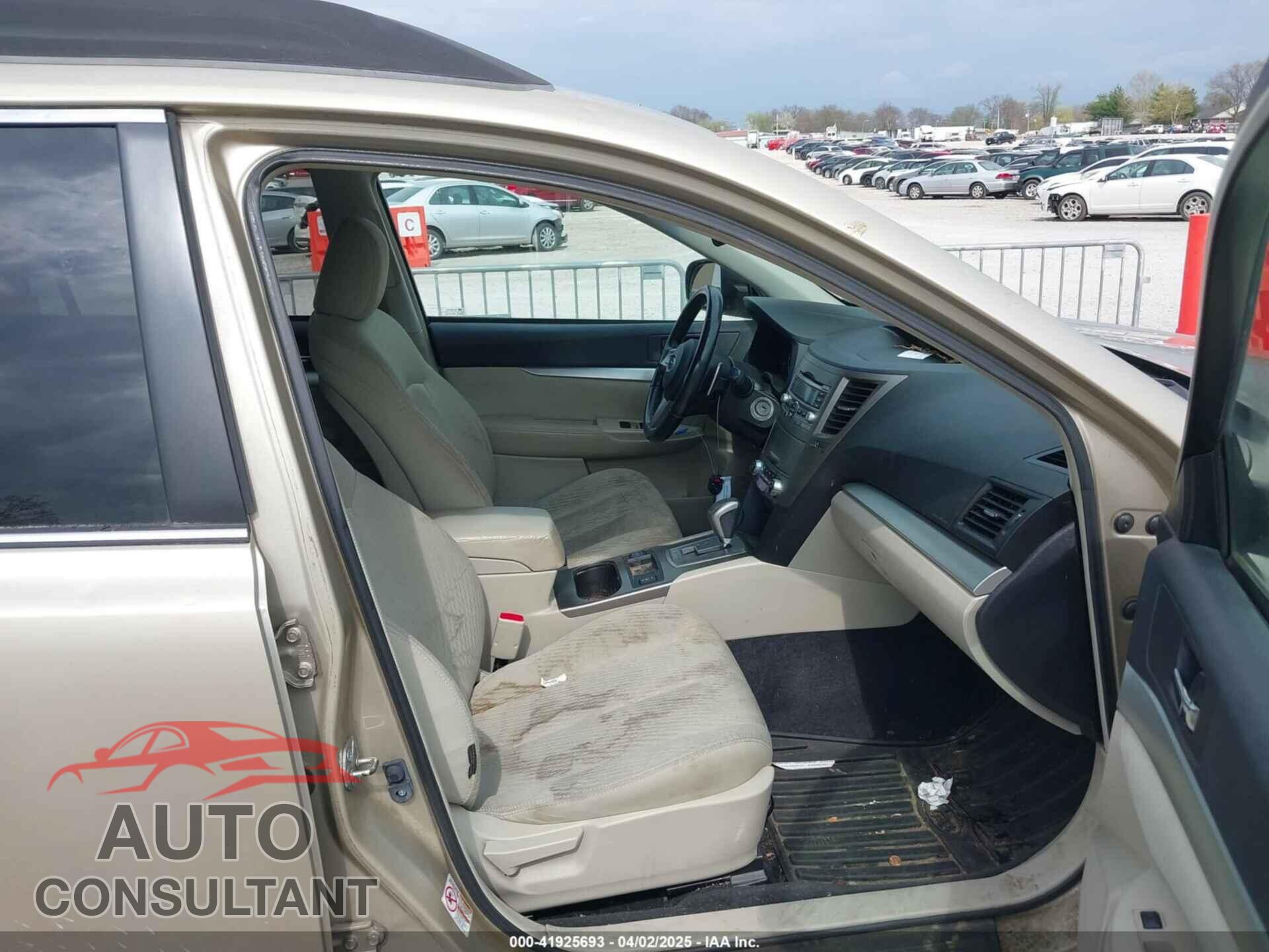 SUBARU OUTBACK 2010 - 4S4BRCCC1A3355471