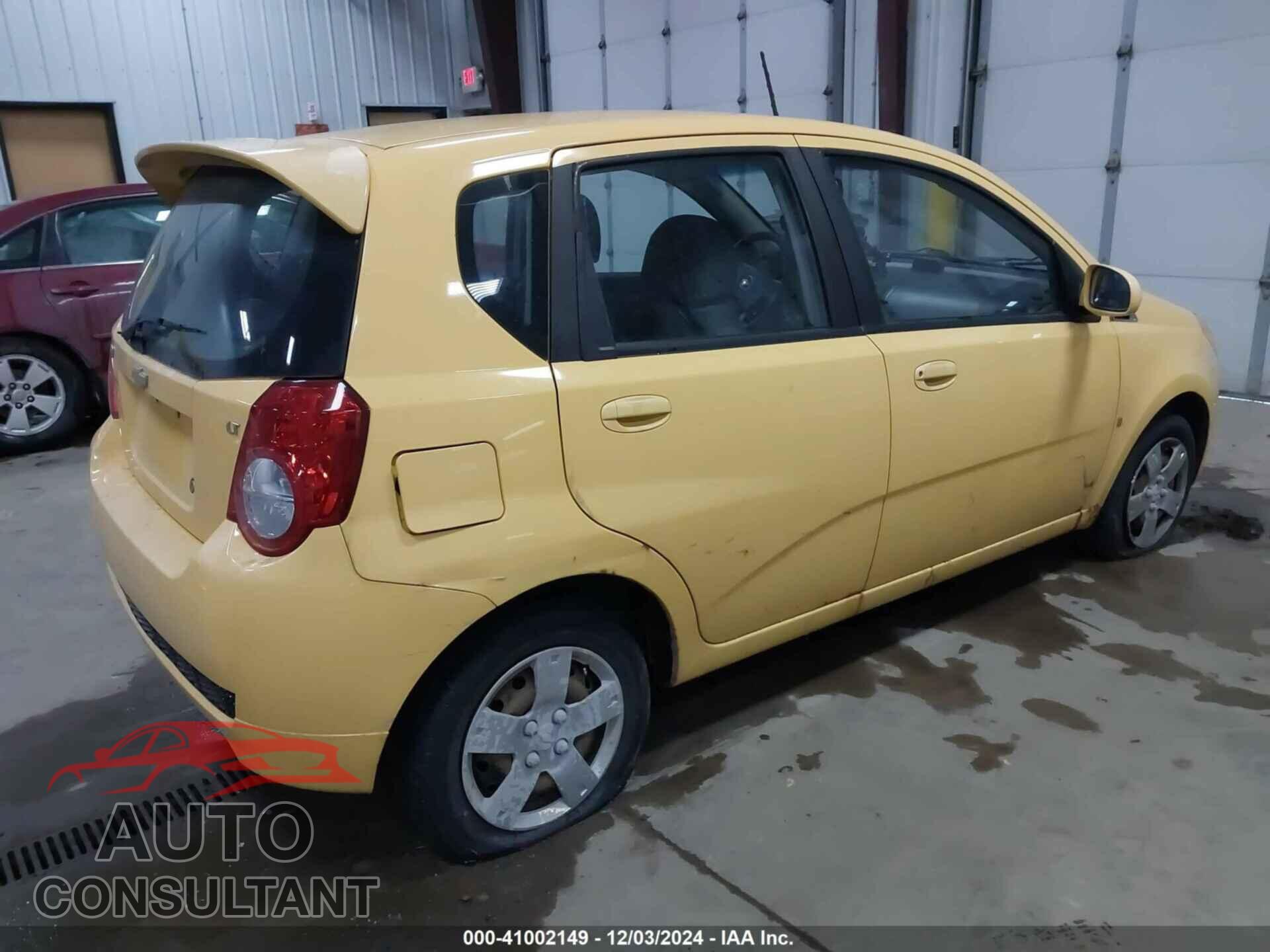 CHEVROLET AVEO 2009 - KL1TD66E59B620570