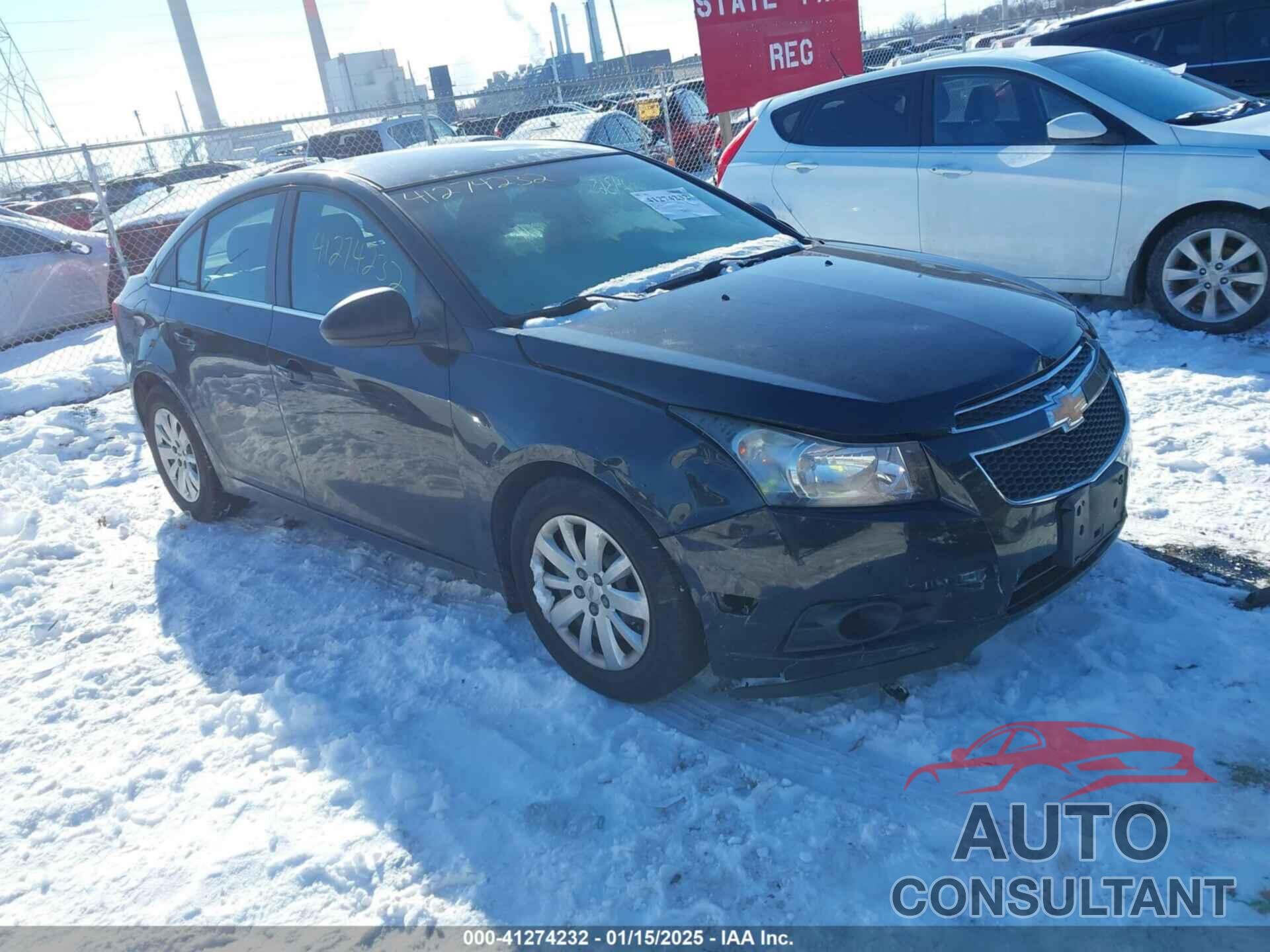 CHEVROLET CRUZE 2011 - 1G1PC5SH7B7215044