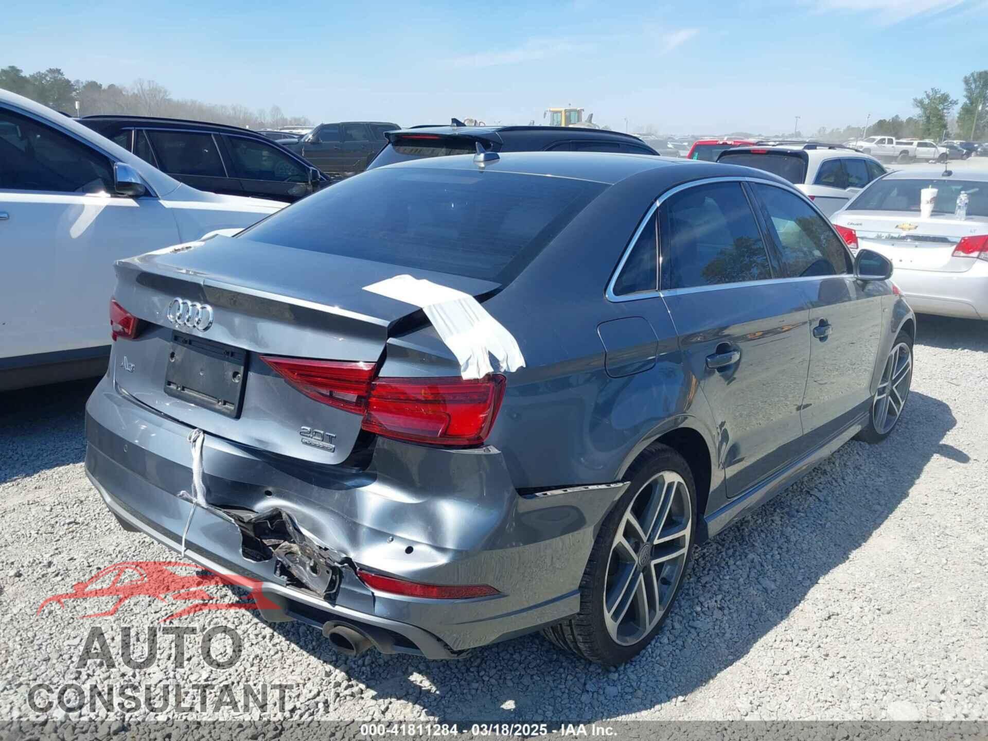 AUDI A3 2017 - WAUJ8GFF0H1007339