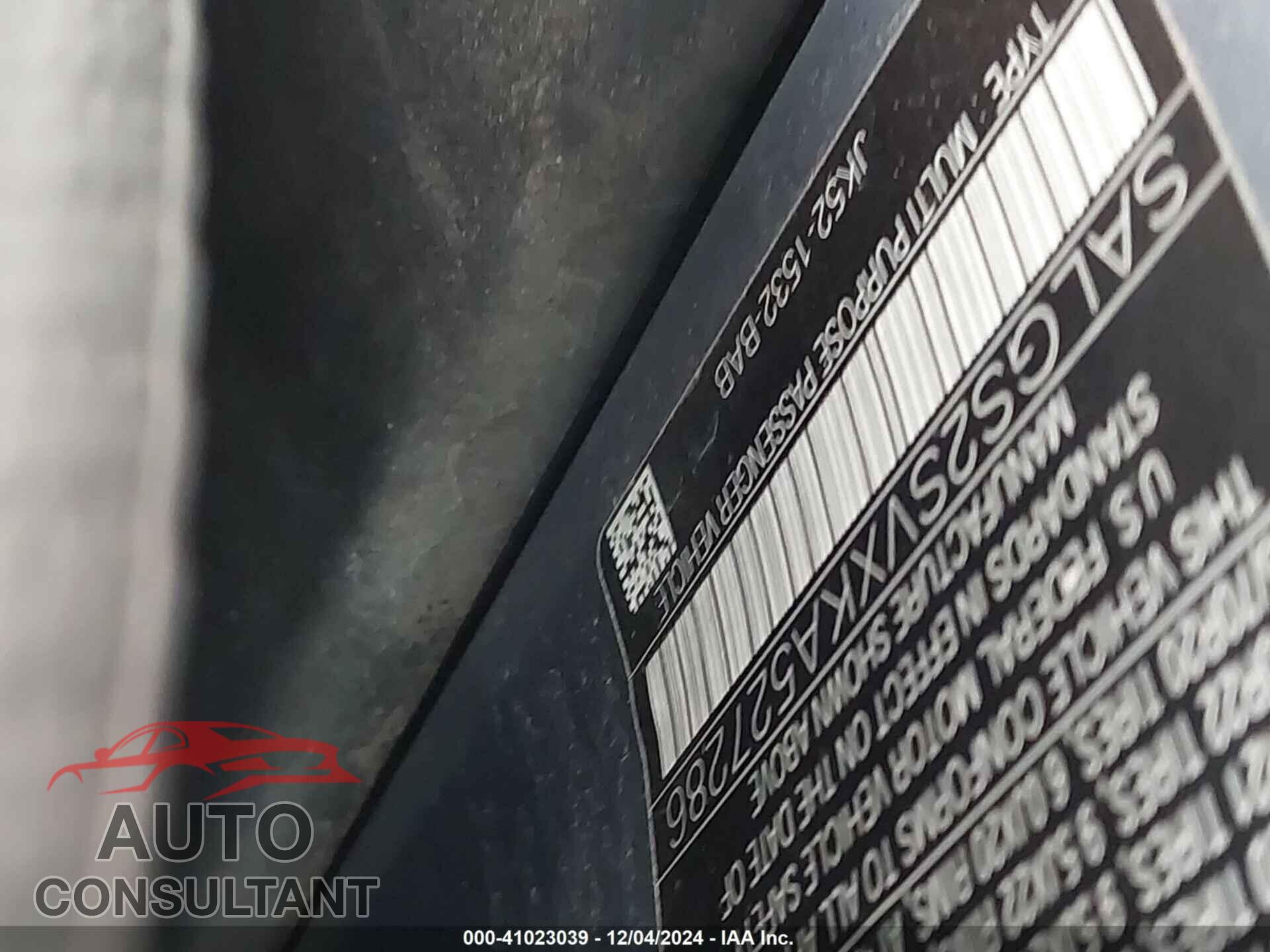 LAND ROVER RANGE ROVER 2019 - SALGS2SVXKA527286