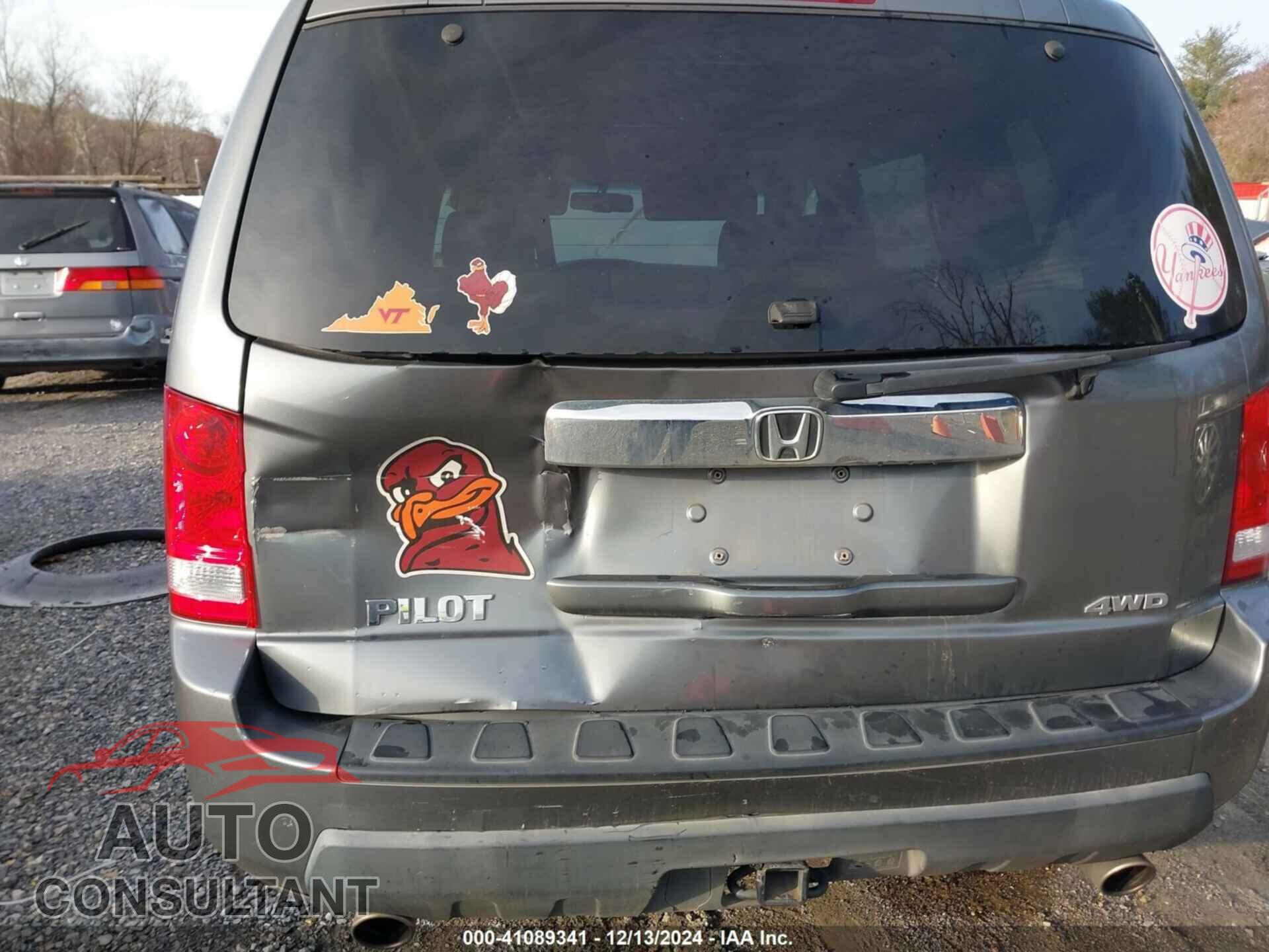 HONDA PILOT 2009 - 5FNYF48579B044567