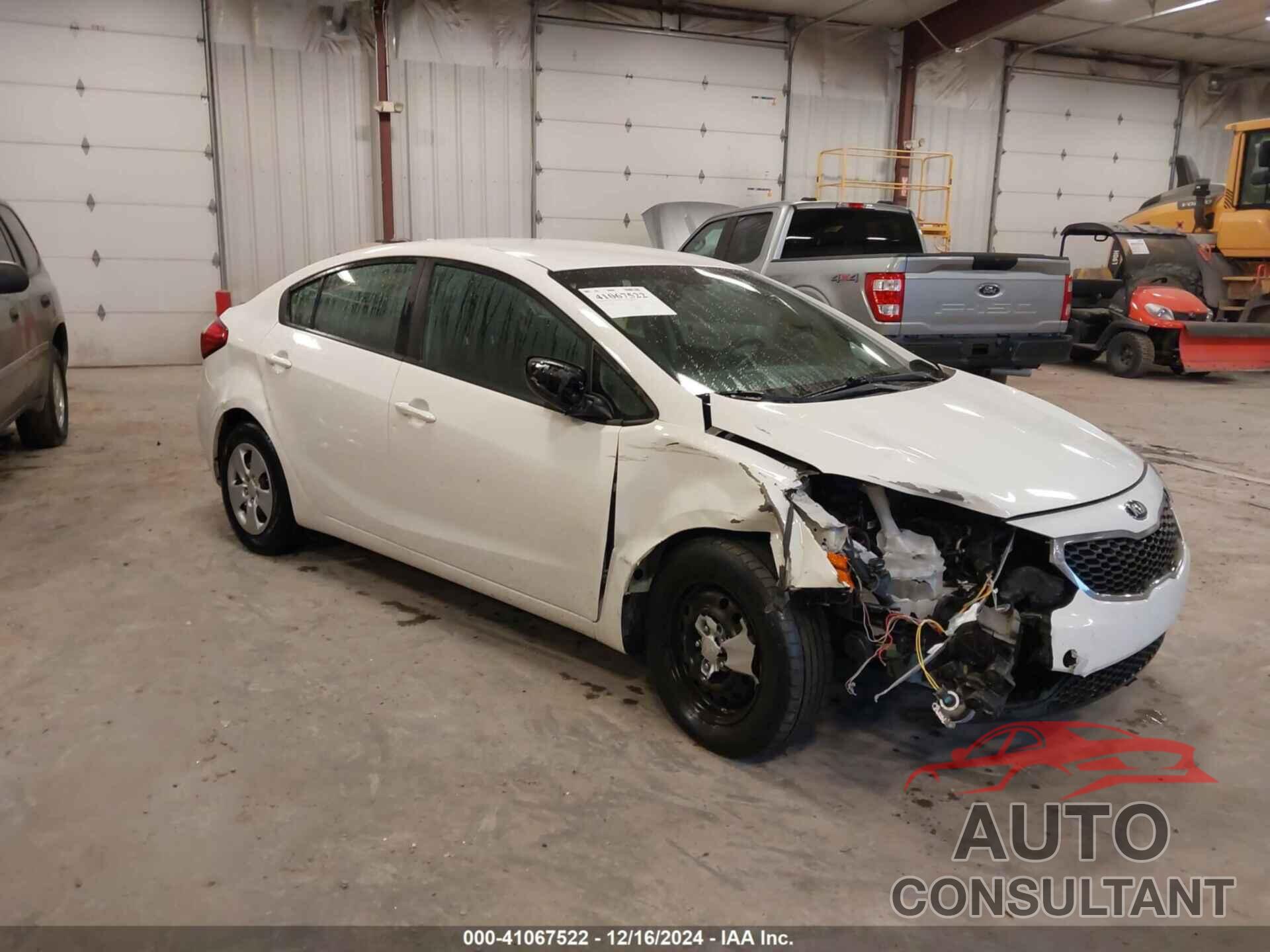 KIA FORTE 2016 - KNAFK4A61G5615598