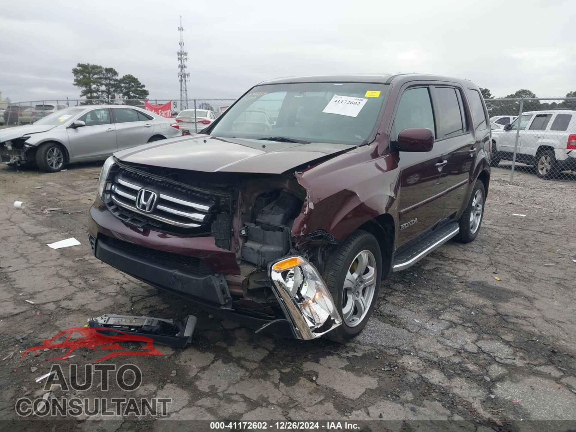 HONDA PILOT 2014 - 5FNYF4H58EB045477