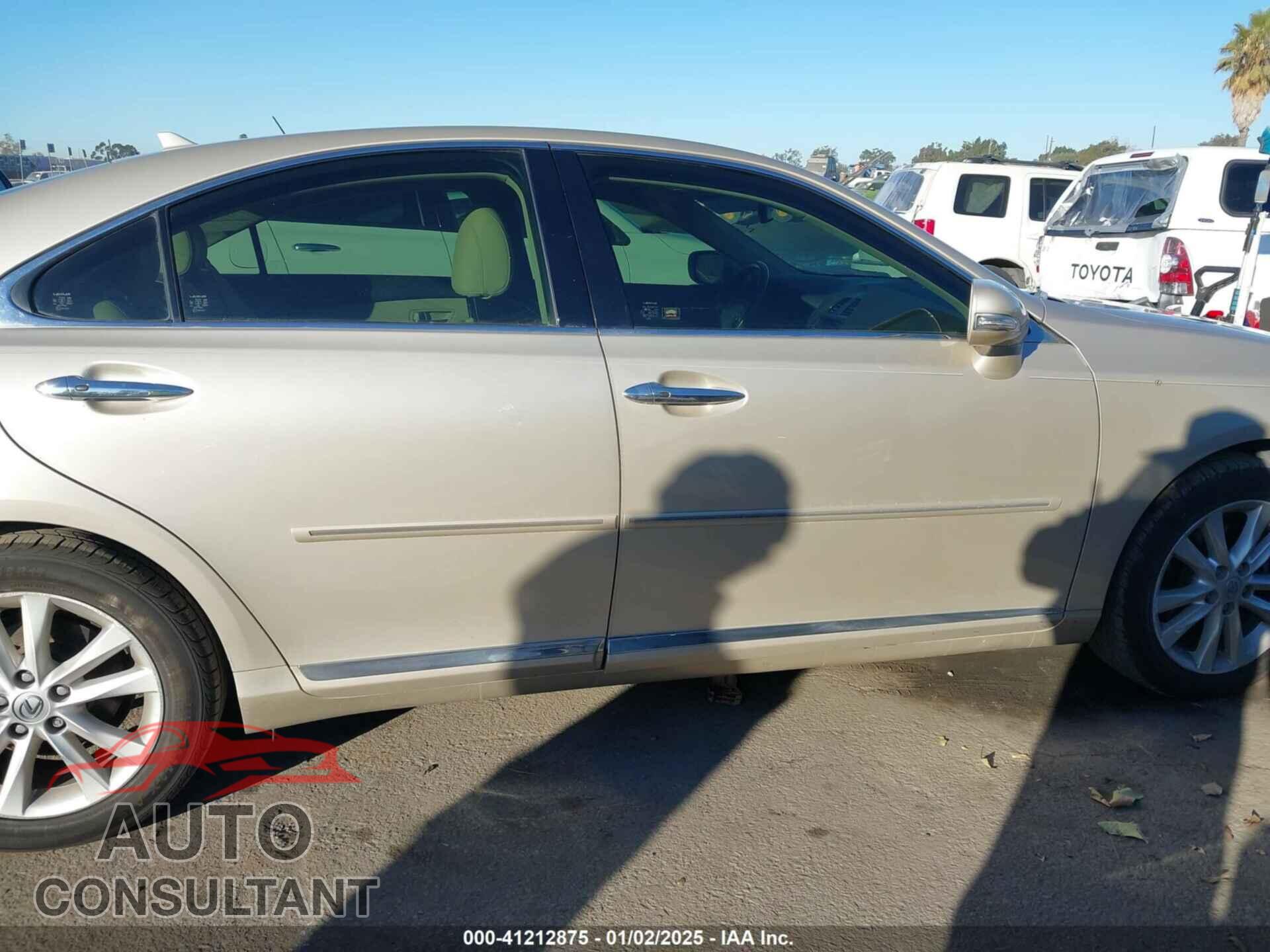 LEXUS ES 350 2011 - JTHBK1EG2B2460927