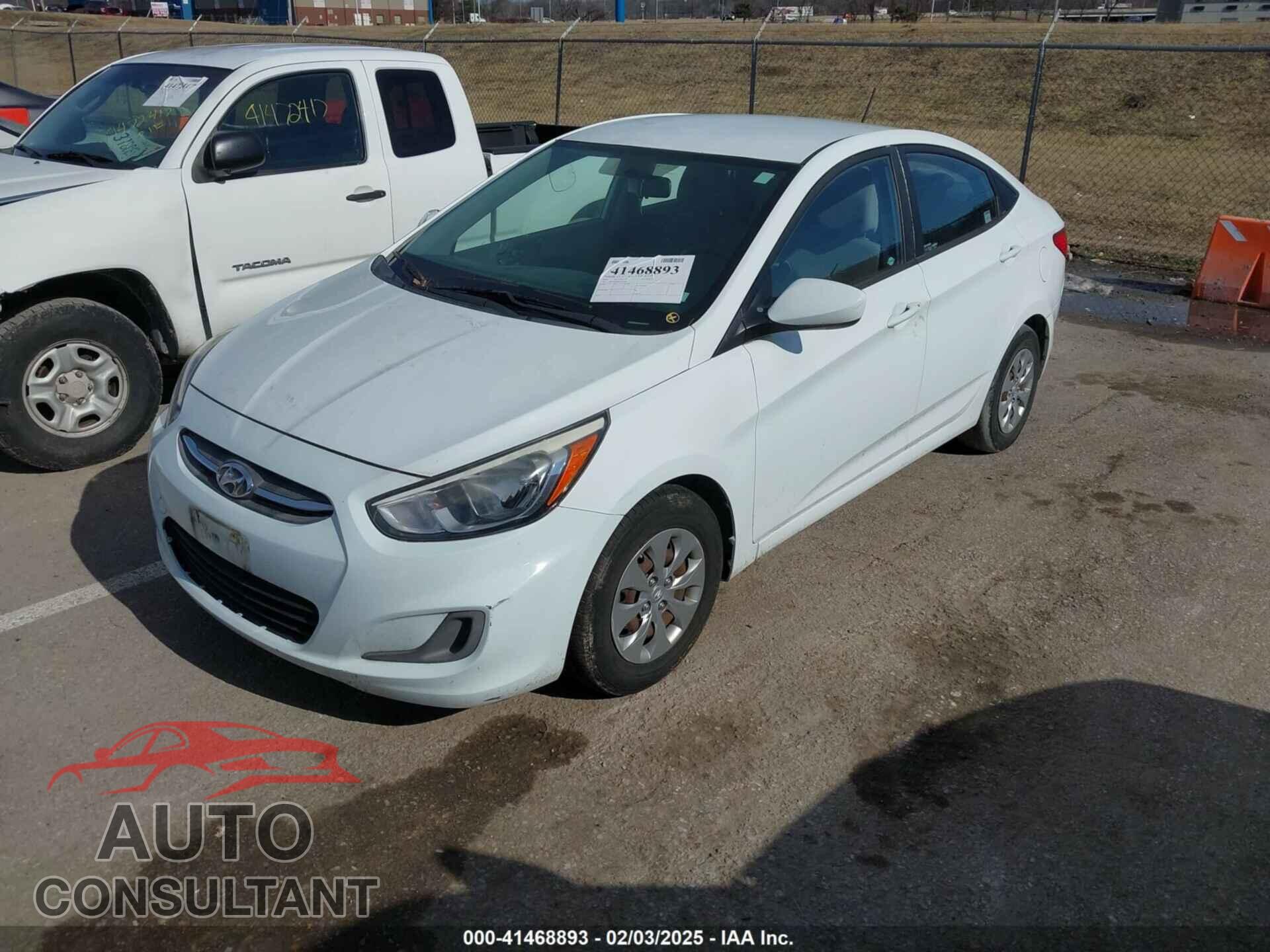HYUNDAI ACCENT 2016 - KMHCT4AE7GU013428