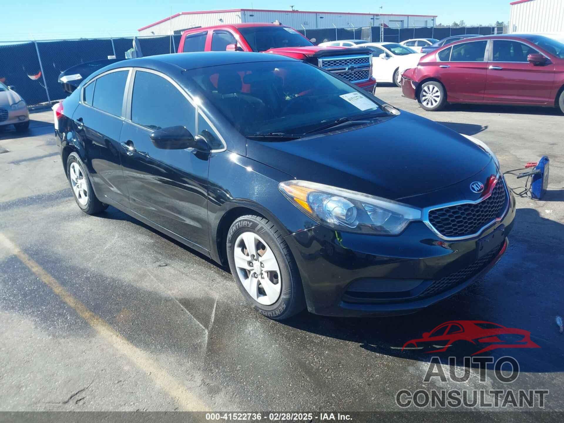 KIA FORTE 2016 - KNAFK4A63G5612122