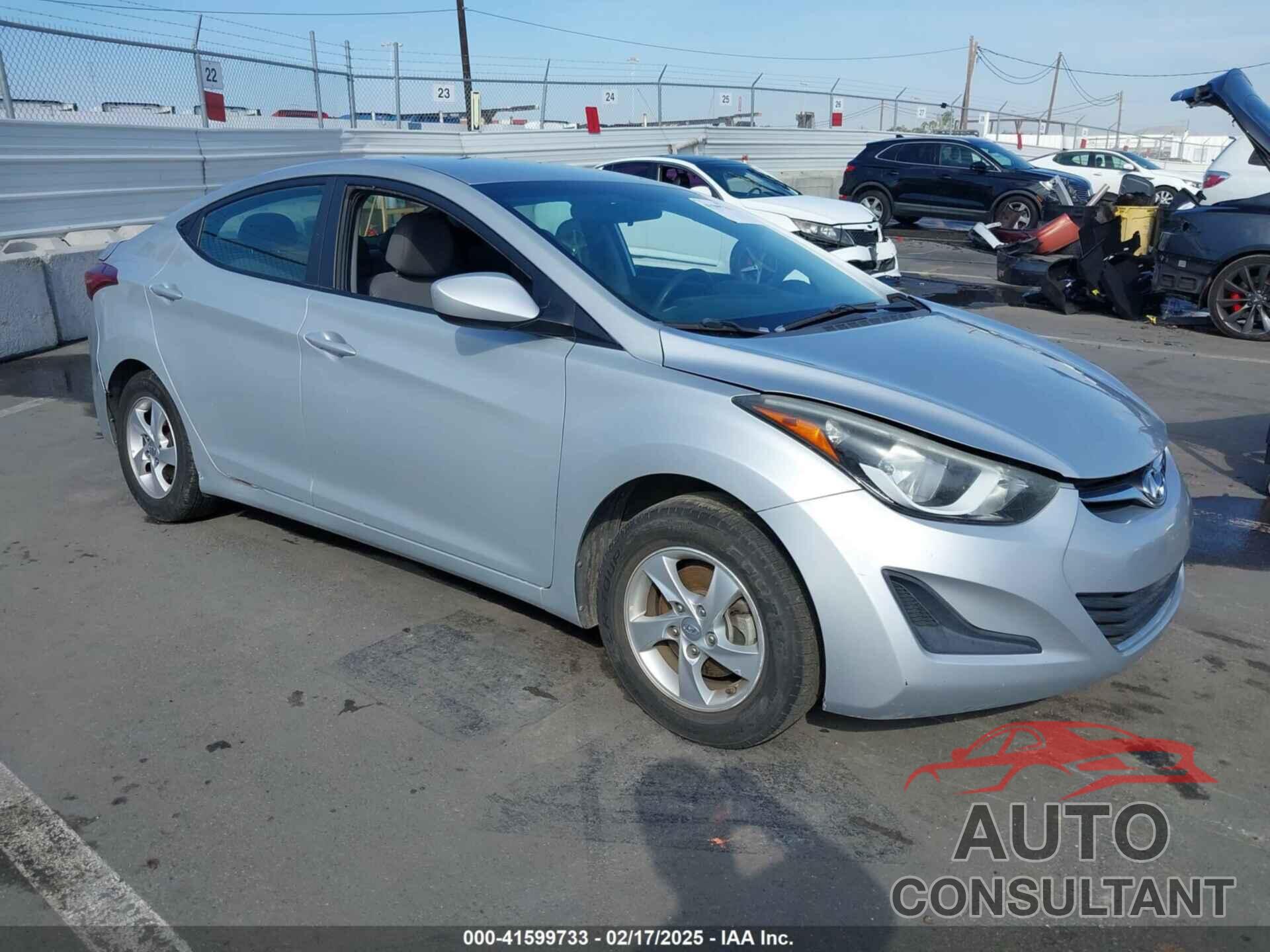 HYUNDAI ELANTRA 2014 - 5NPDH4AE1EH459818