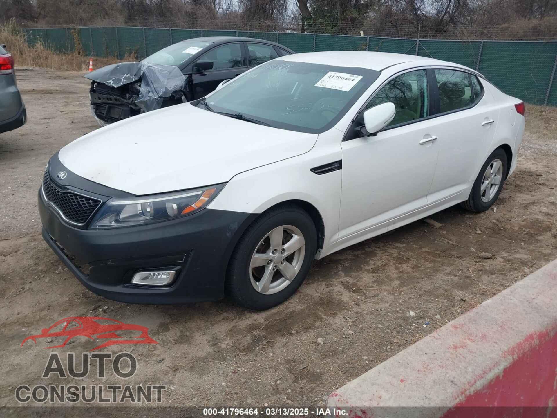 KIA OPTIMA 2015 - KNAGM4A71F5552363