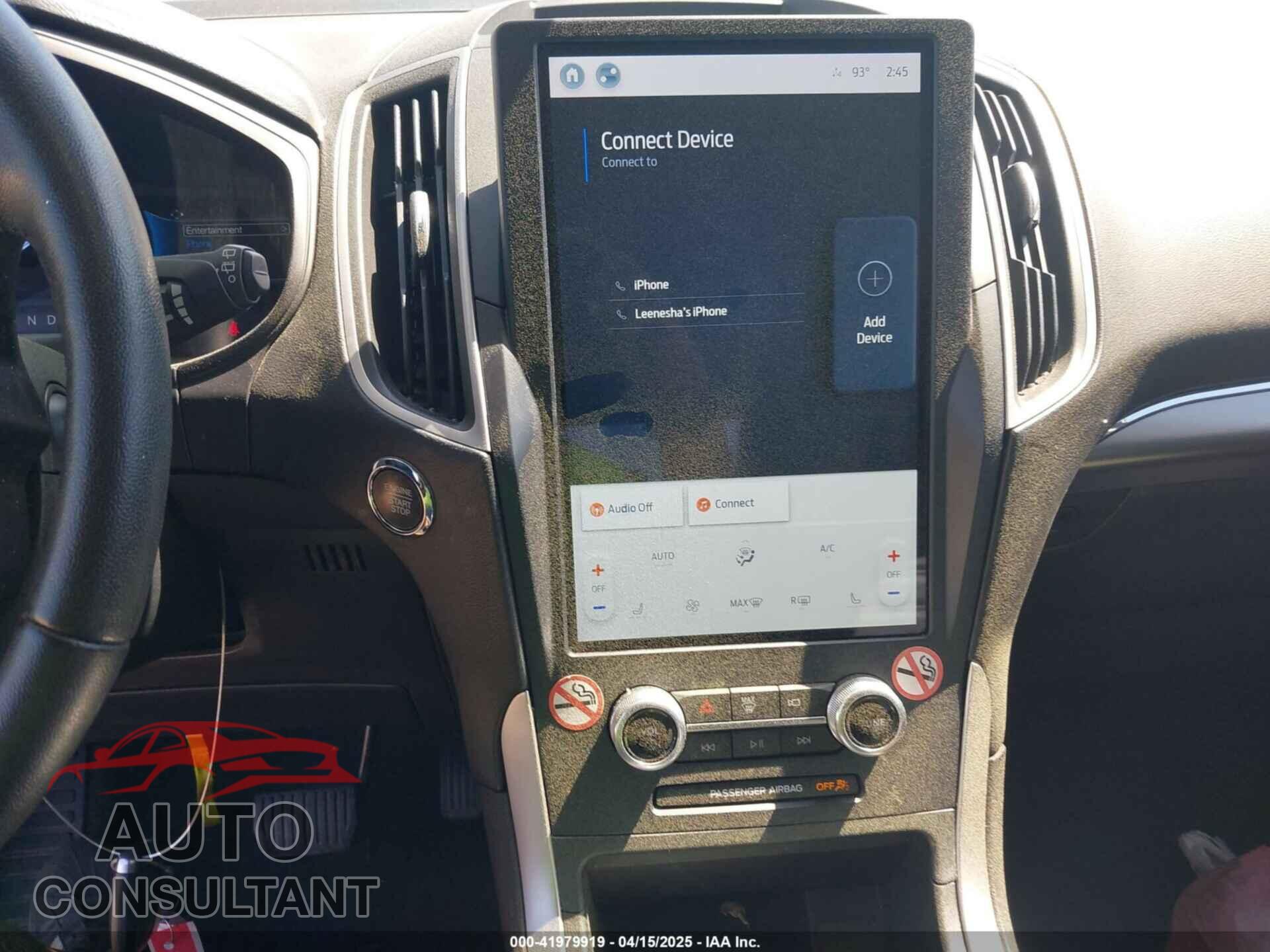FORD EDGE 2022 - 2FMPK4J91NBB04916