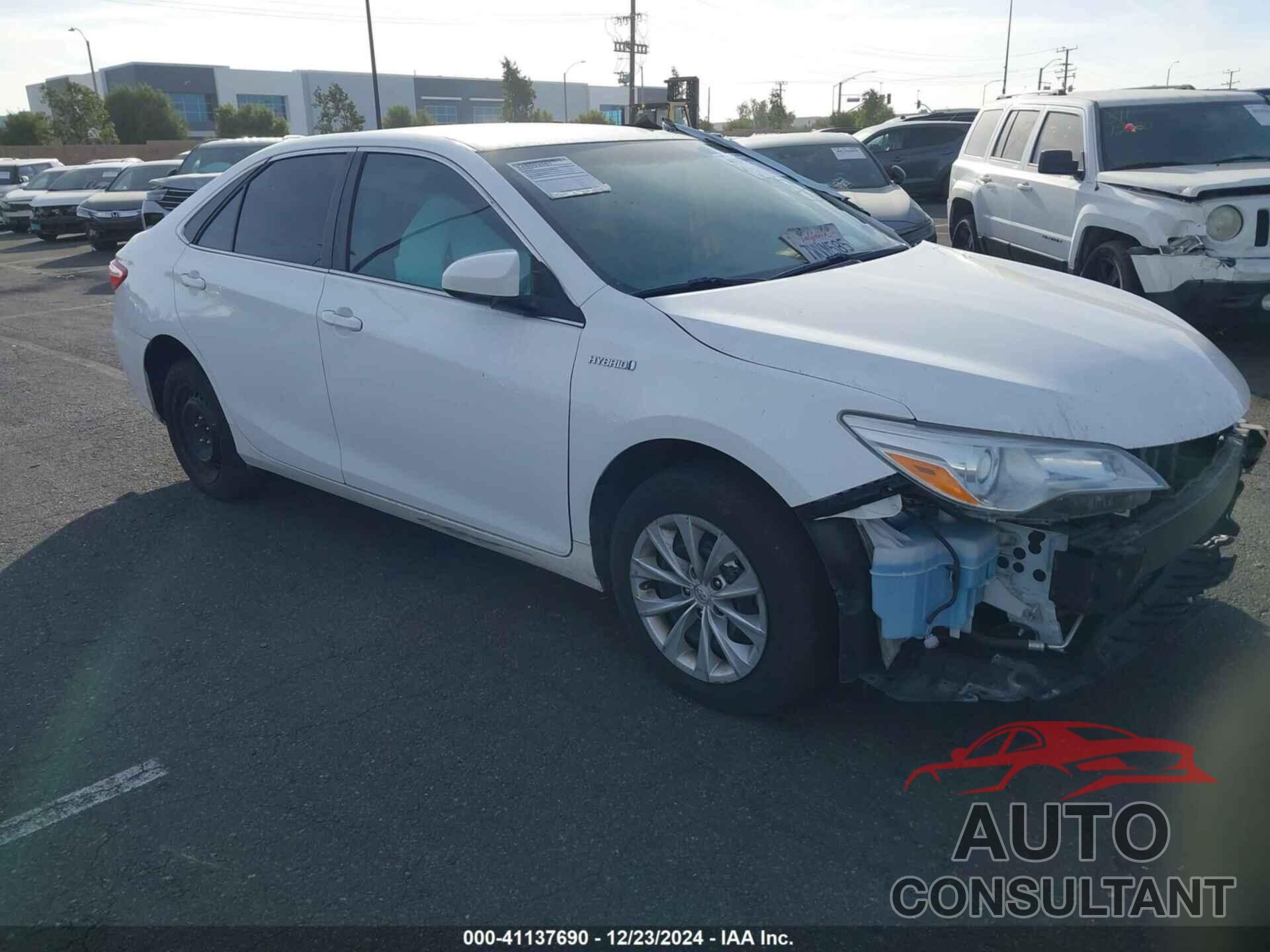 TOYOTA CAMRY HYBRID 2017 - 4T1BD1FK2HU209655