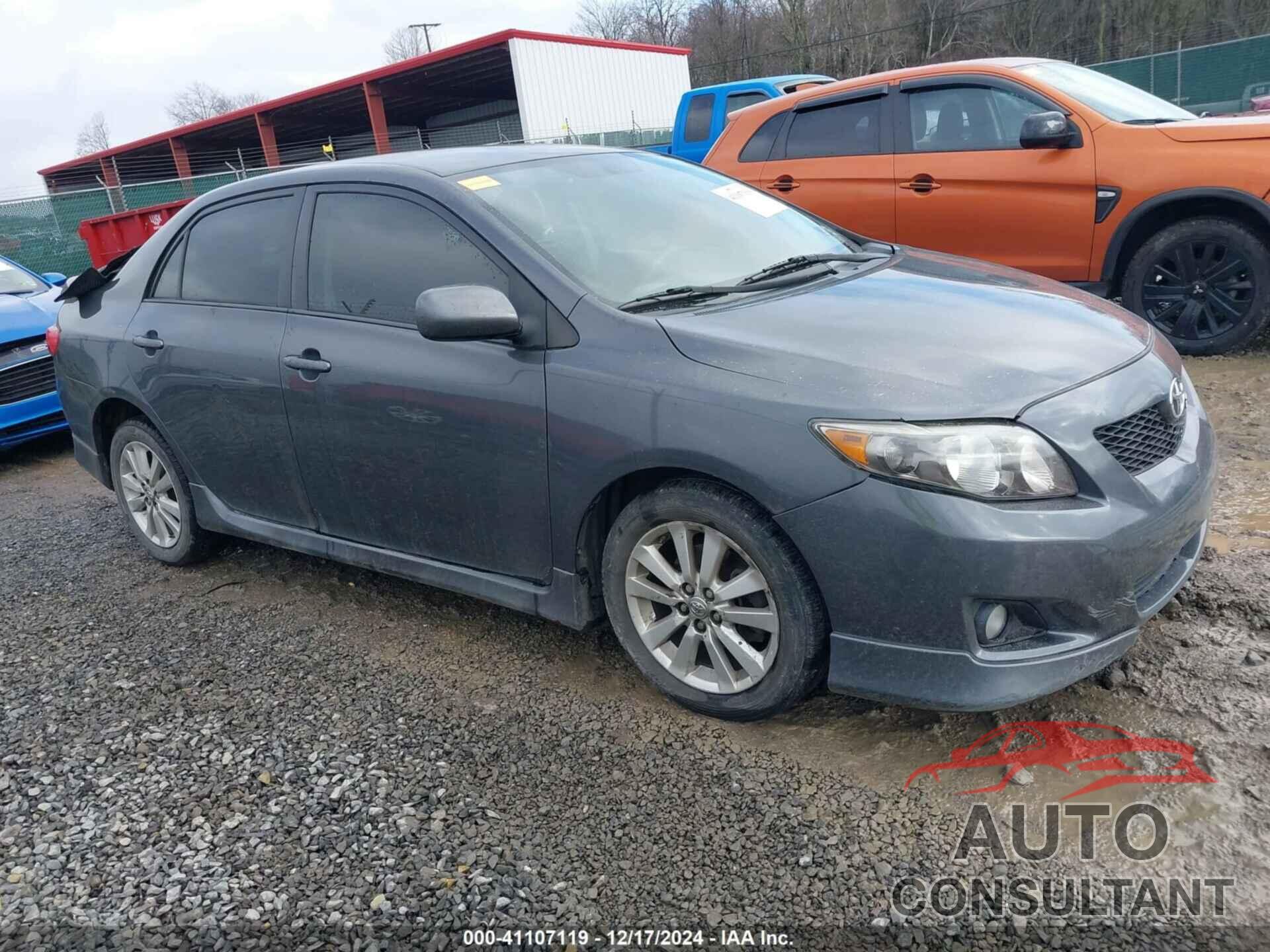 TOYOTA COROLLA 2009 - 1NXBU40E19Z162723