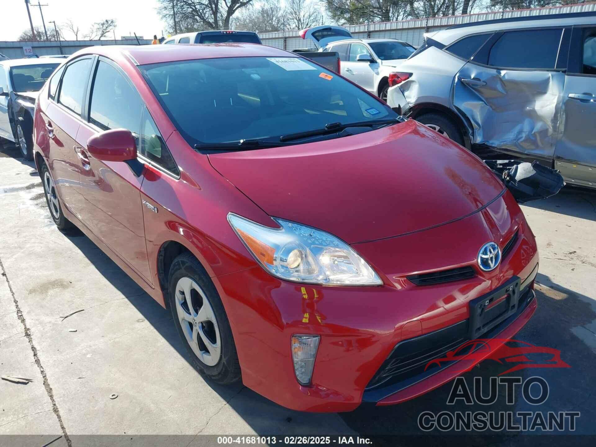 TOYOTA PRIUS 2013 - JTDKN3DU8D5700091