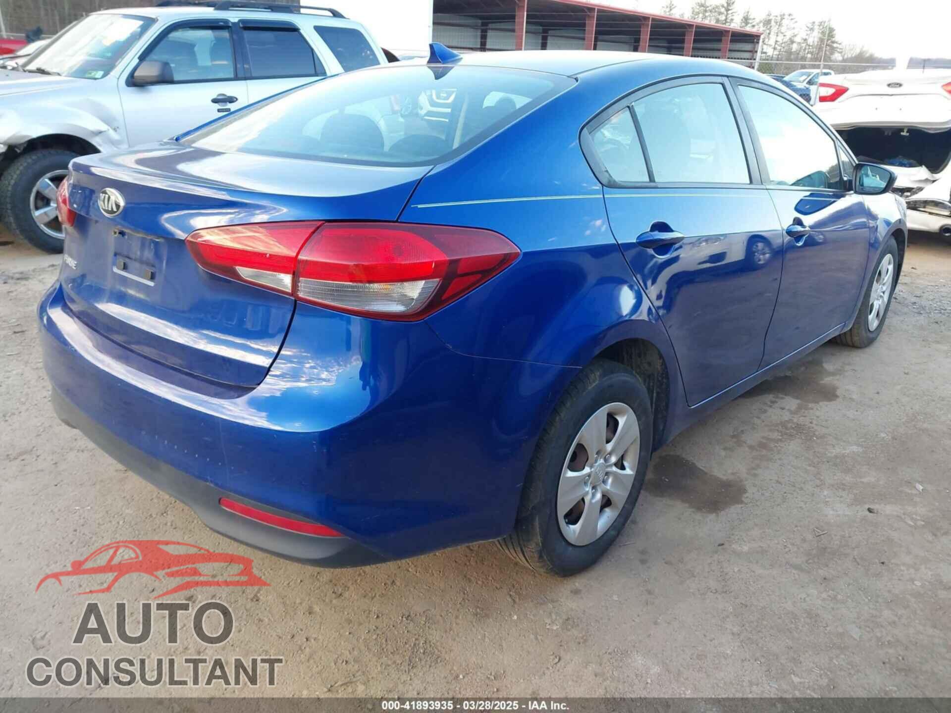 KIA FORTE 2017 - 3KPFK4A70HE068387