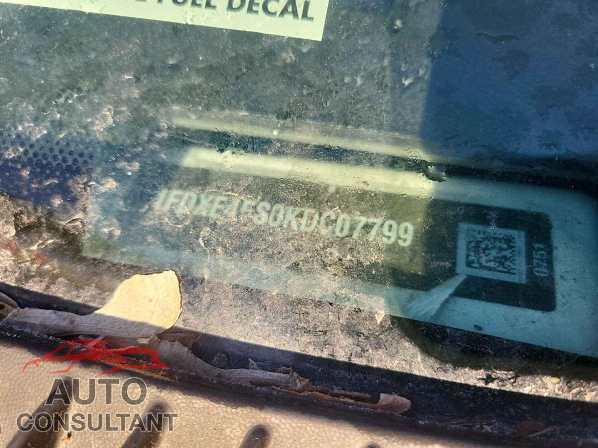 FORD E-450 CUTAWAY 2019 - 1FDXE4FS0KDC07799