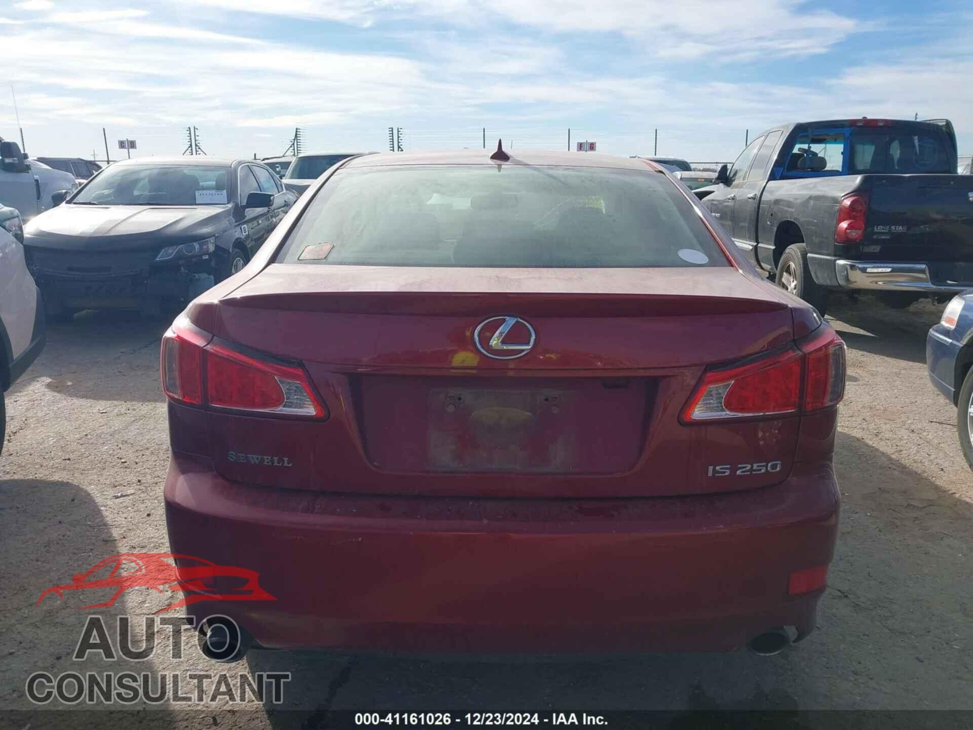 LEXUS IS 2012 - JTHBF5C20C5165473