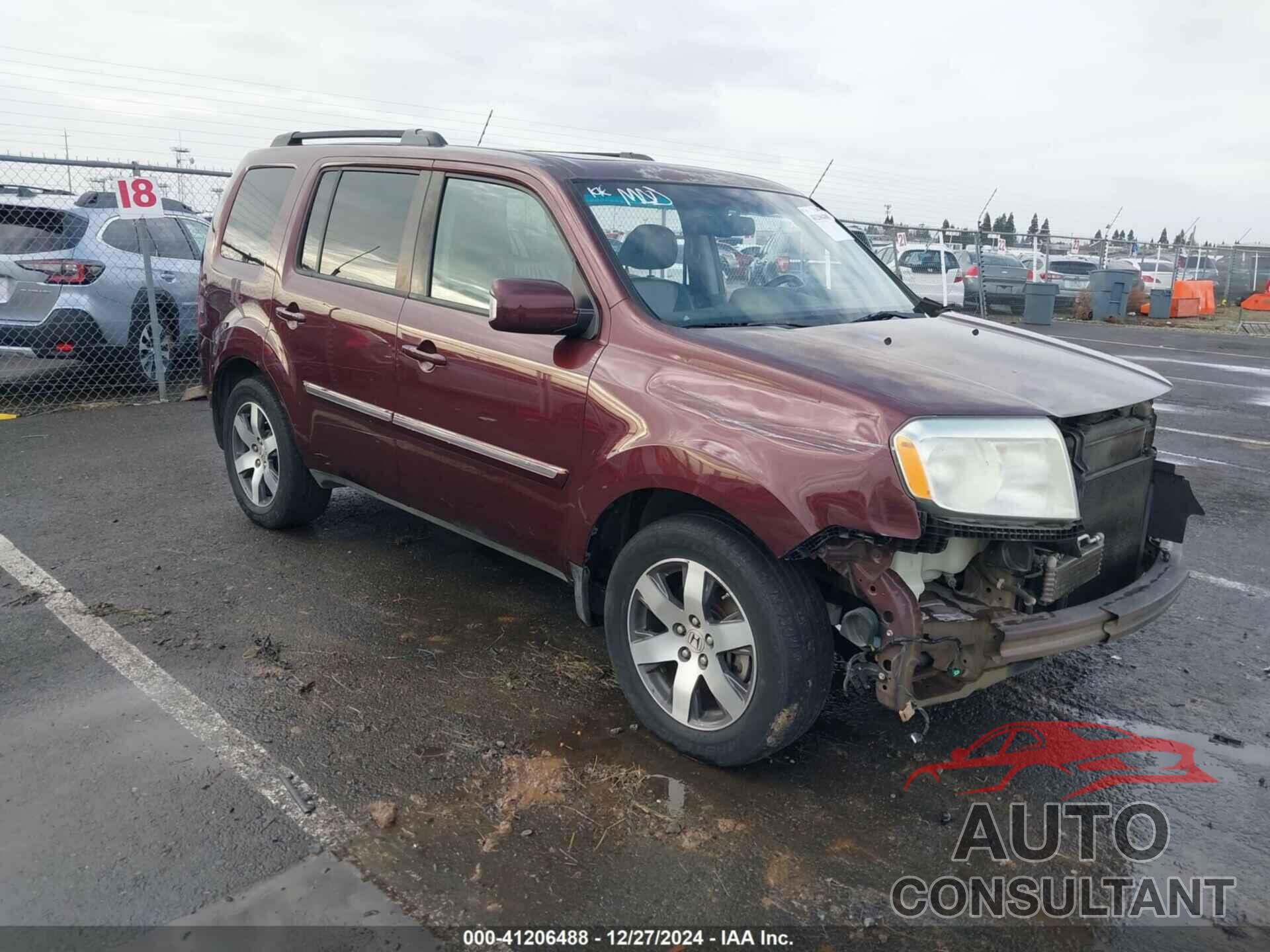 HONDA PILOT 2013 - 5FNYF4H90DB028190