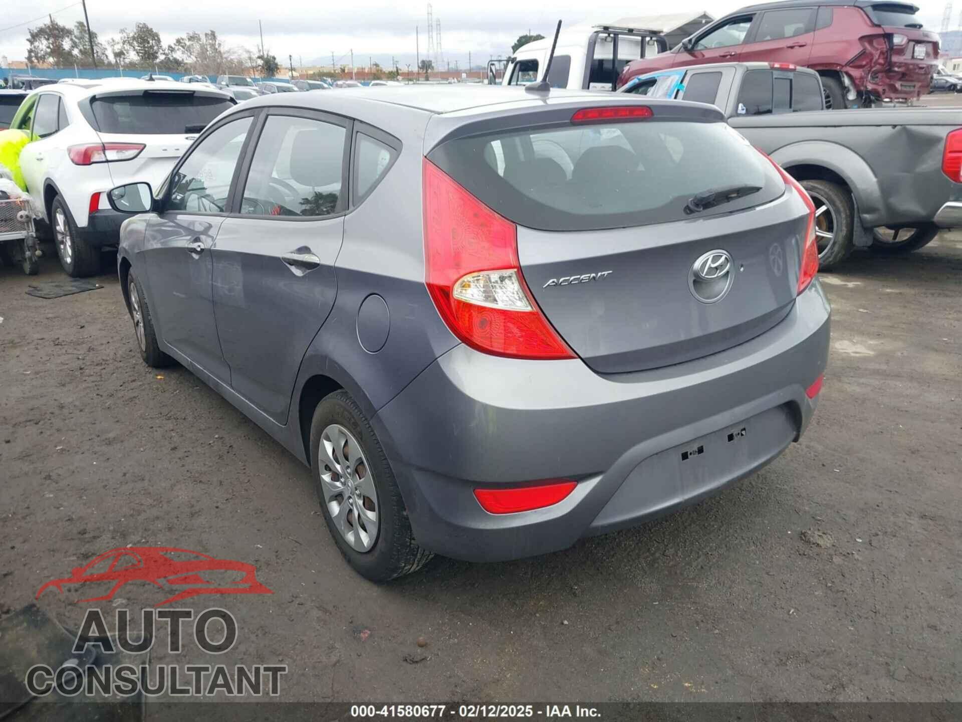 HYUNDAI ACCENT 2016 - KMHCT5AE7GU281336