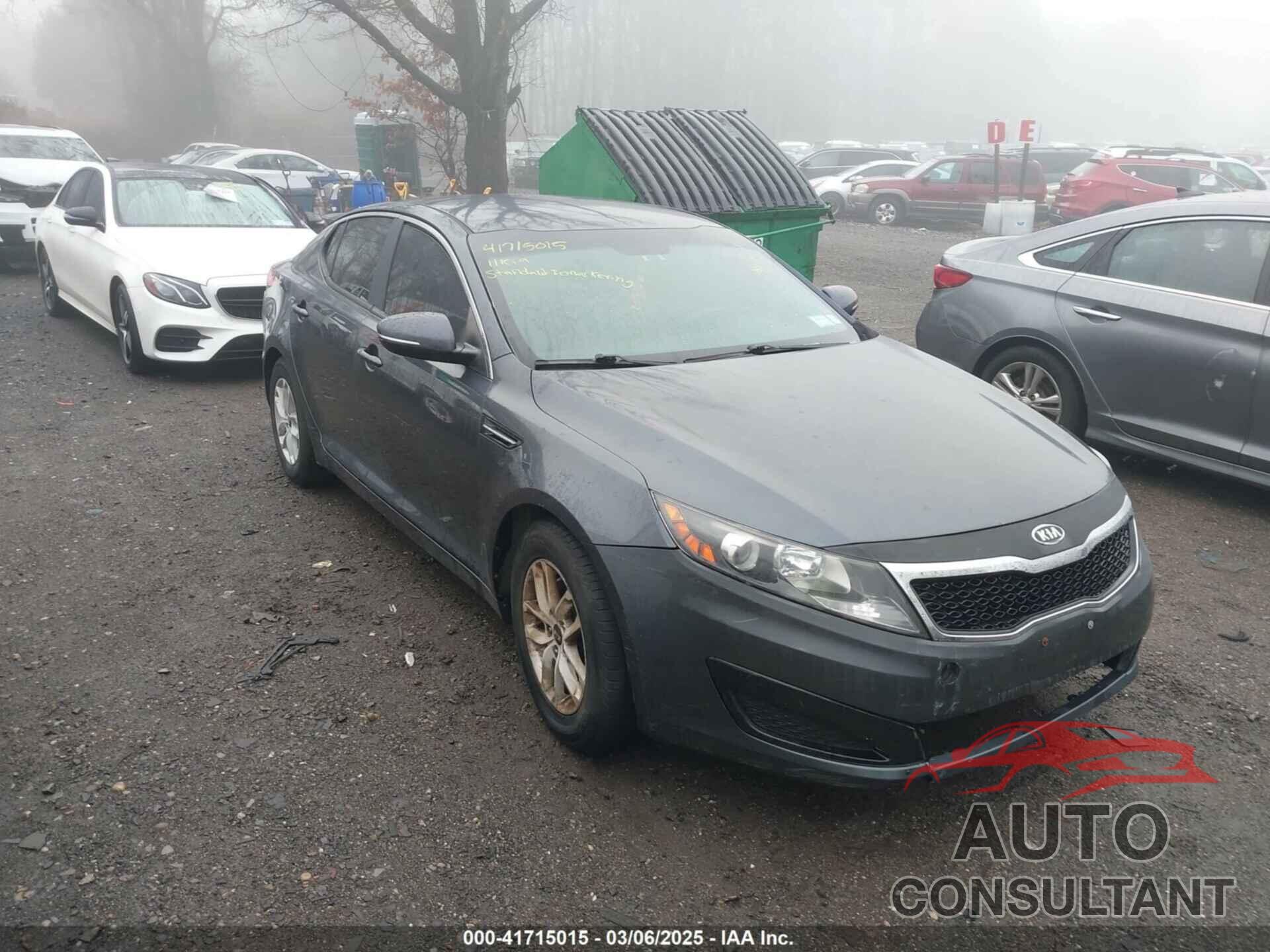 KIA OPTIMA 2011 - KNAGM4A7XB5078861