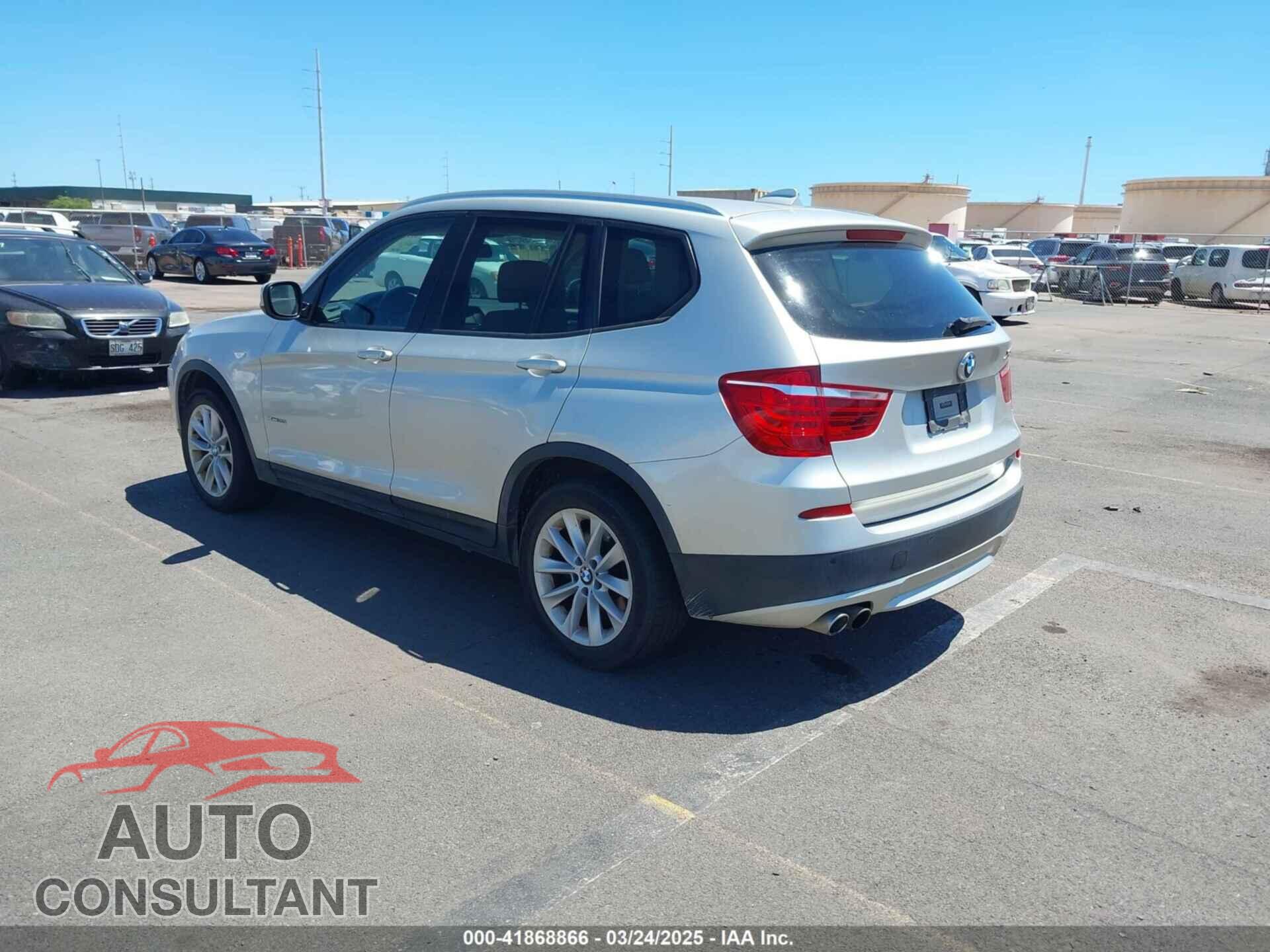 BMW X3 2014 - 5UXWX9C54E0D34283